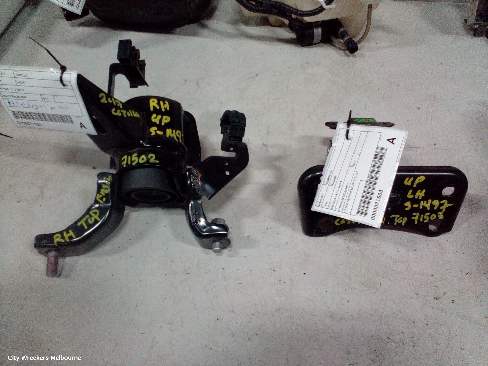 TOYOTA COROLLA MOUNT, ZRE182R 10/2012 - 06/2018