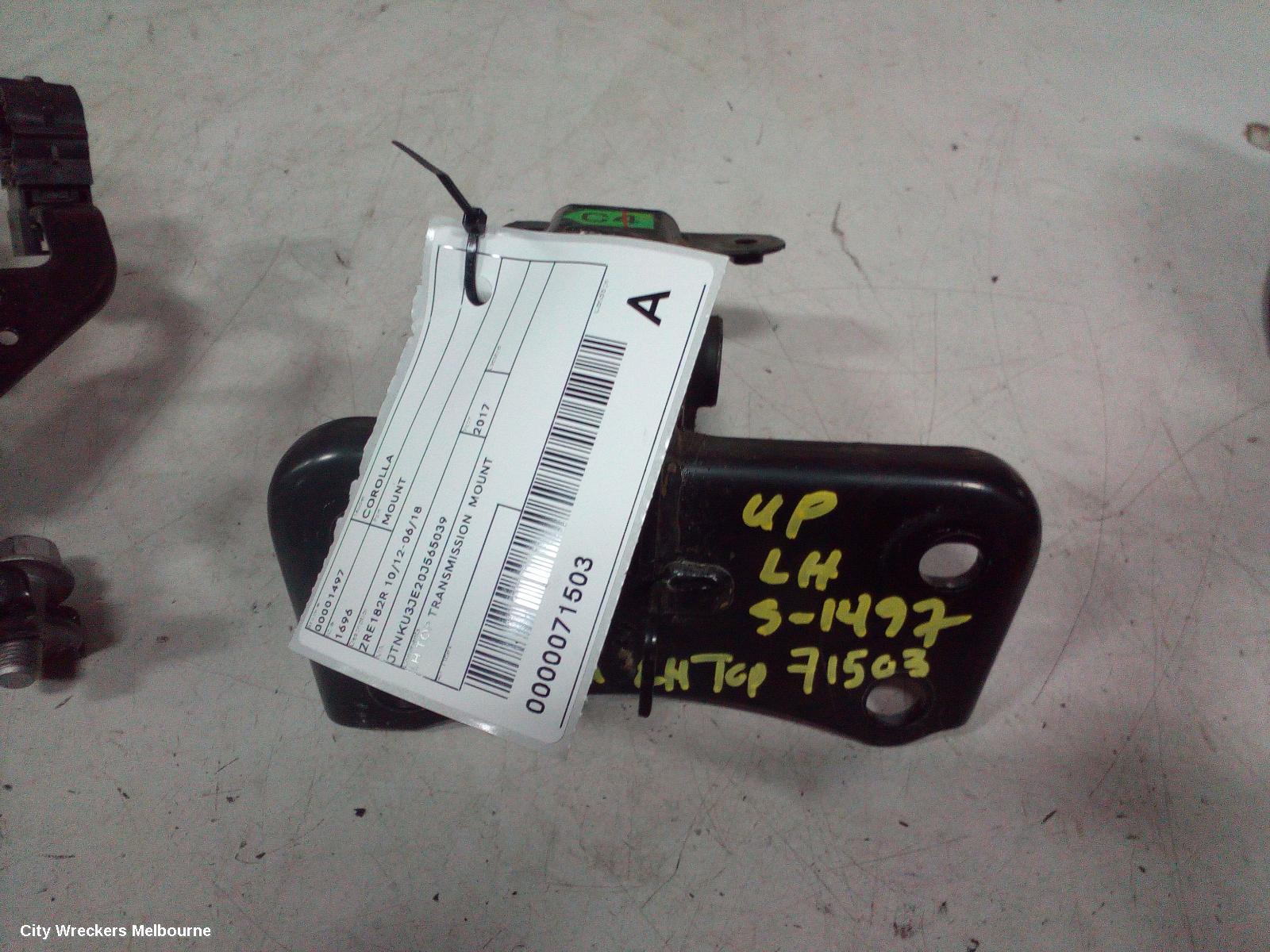 TOYOTA COROLLA MOUNT, ZRE182R 10/2012 - 06/2018