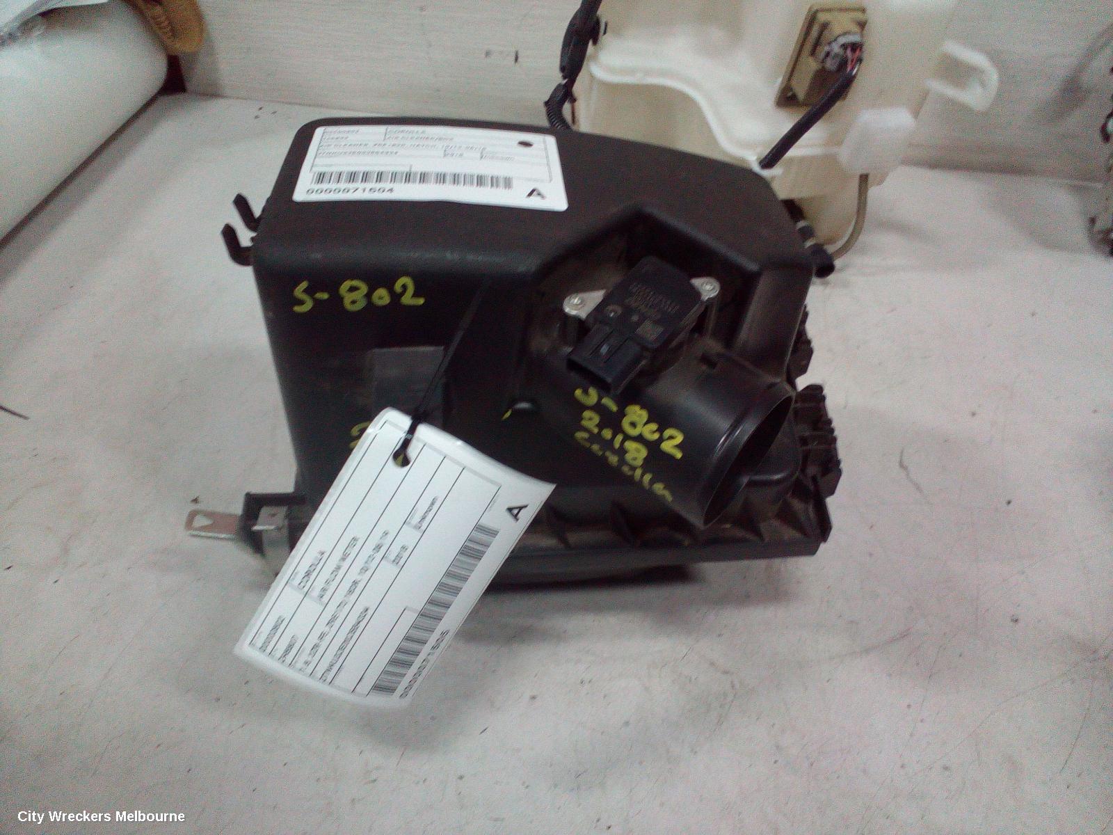 TOYOTA COROLLA AIR FLOW METER, 1.8, 2ZR-FE, ZRE172/20182R, 10/2012 - 06/2019
