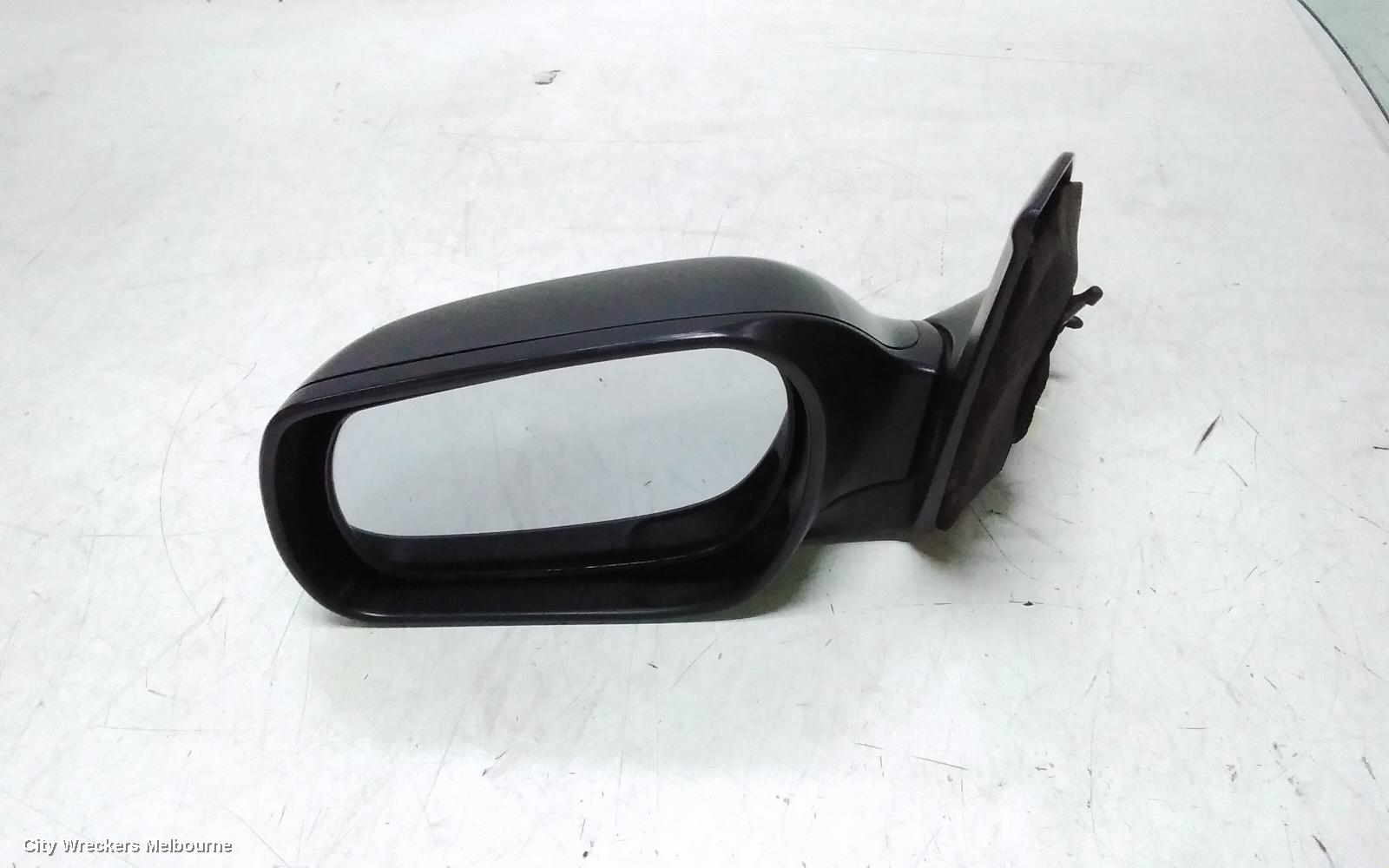 MAZDA 3 LEFT DOOR MIRROR, BK, MANUAL, SEDAN/HATCH, 10/2003 - 04/2009