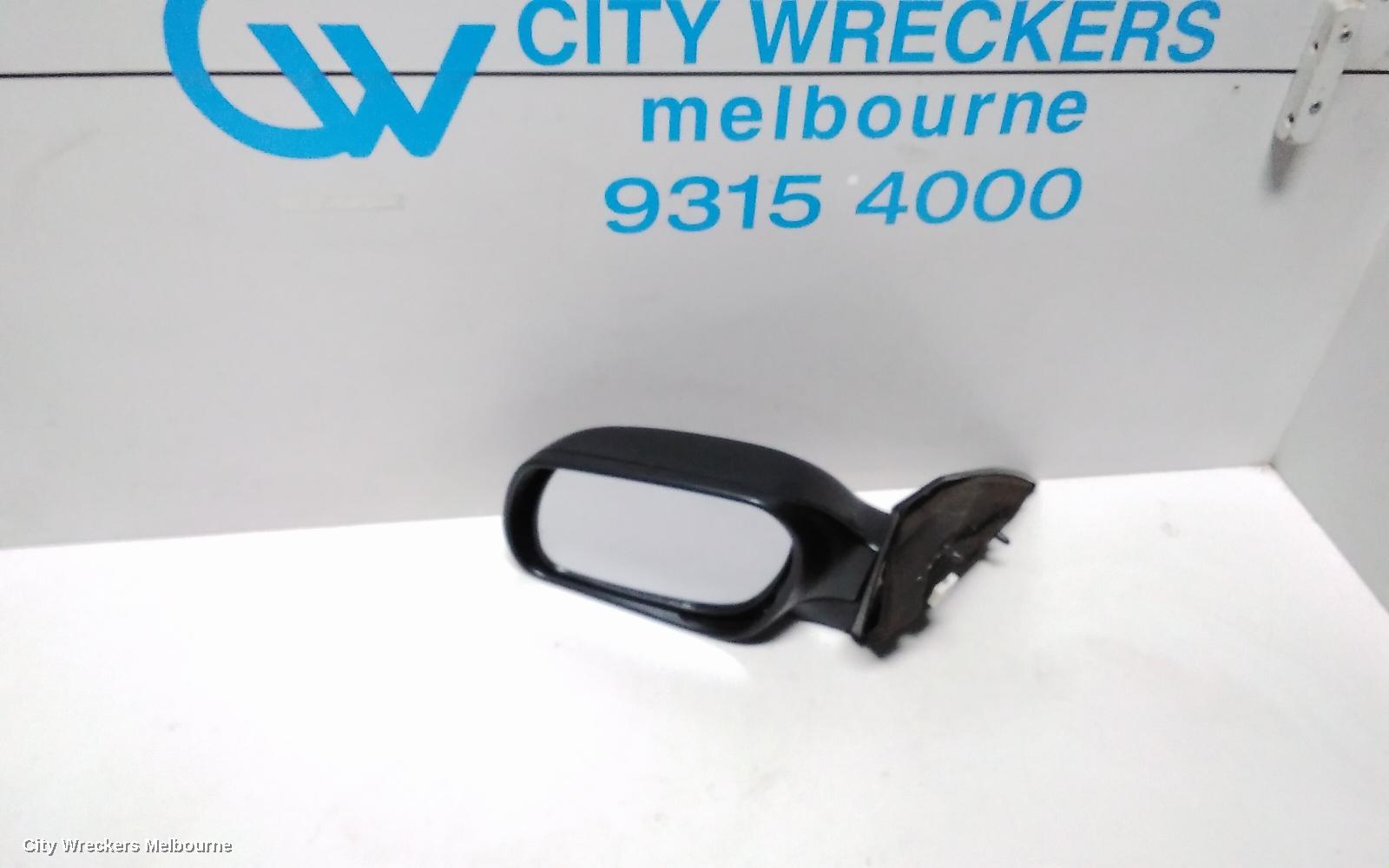 MAZDA 3 LEFT DOOR MIRROR, BK, MANUAL, SEDAN/HATCH, 10/2003 - 04/2009