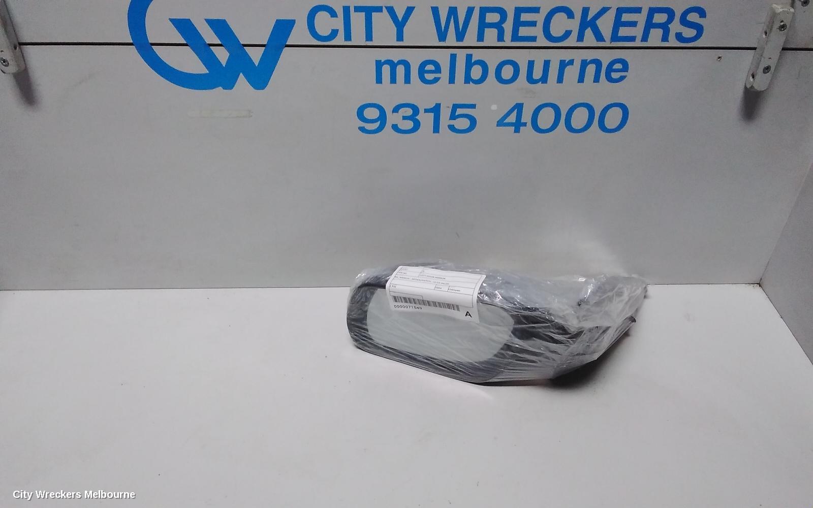 MAZDA 3 LEFT DOOR MIRROR, BK, MANUAL, SEDAN/HATCH, 10/2003 - 04/2009