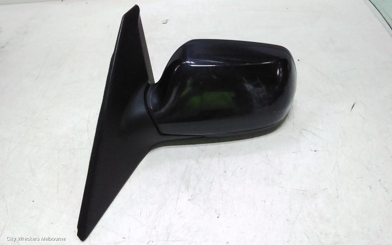MAZDA 3 LEFT DOOR MIRROR, BK, MANUAL, SEDAN/HATCH, 10/2003 - 04/2009