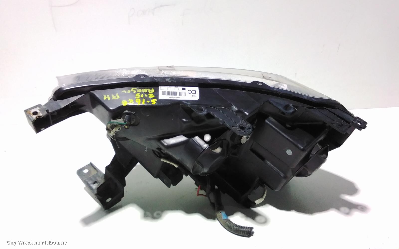 FORD RANGER RIGHT HEADLAMP, PX SERIES 2, XL/XLS, W/ AMBER FLASHER TYPE, 06/2015 ONWARDS