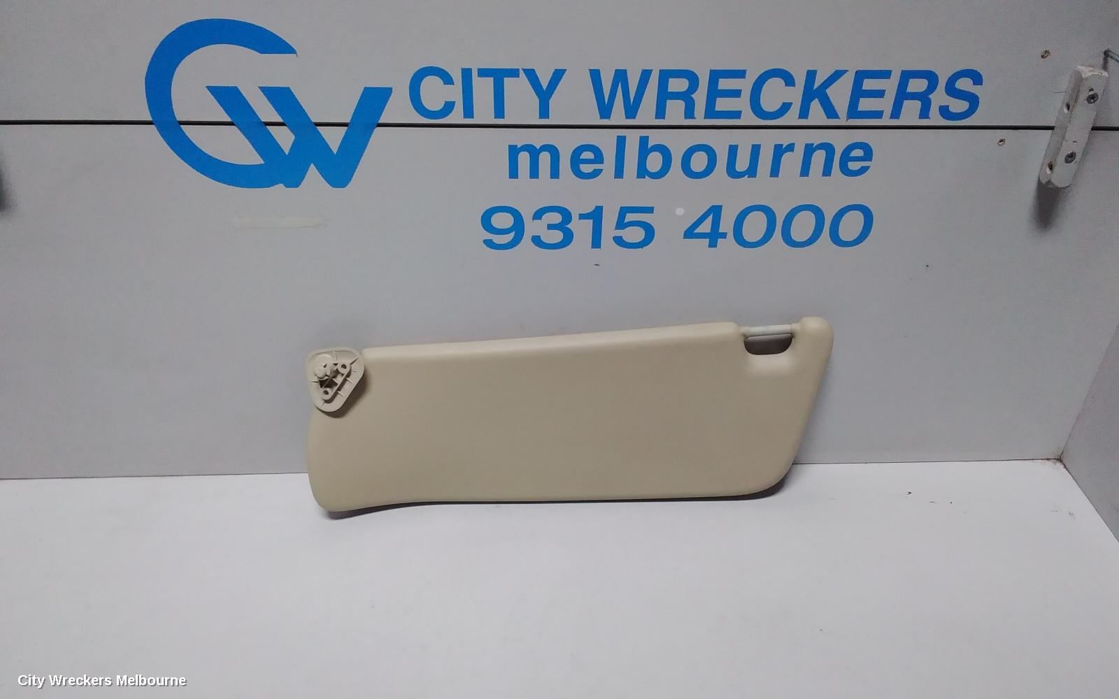 FORD RANGER SUNVISOR, PX1, RH SIDE, GREY, NON SLIDING TYPE, 06/2011 - 06/2015