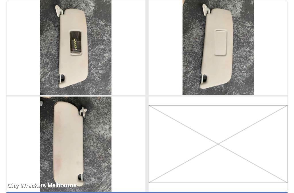 FORD RANGER SUNVISOR, PX1, RH SIDE, GREY, NON SLIDING TYPE, 06/2011 - 06/2015