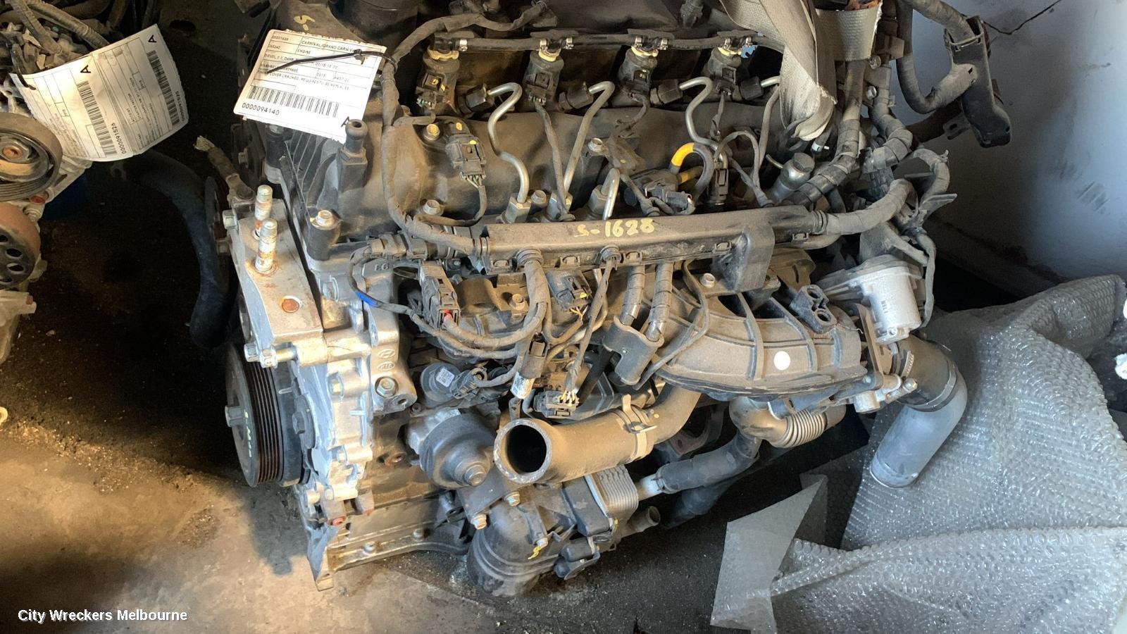 KIA CARNIVAL/GRAND CARNIVAL ENGINE, DIESEL, 2.2, D4HB, TURBO, YP, 02/2015 - 10/2020