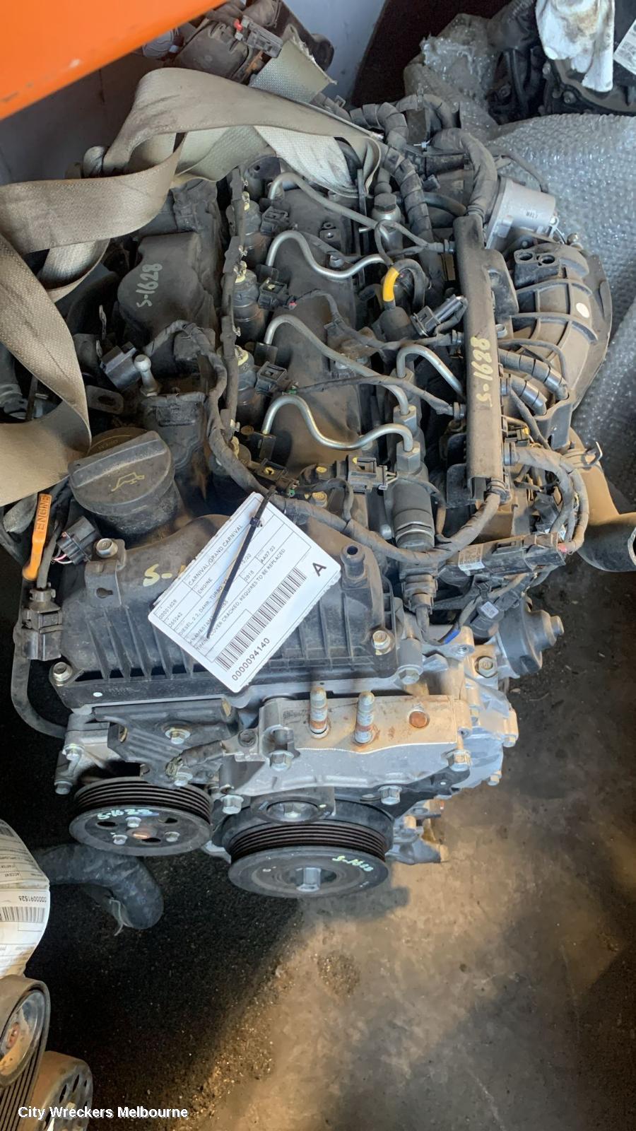 KIA CARNIVAL/GRAND CARNIVAL ENGINE, DIESEL, 2.2, D4HB, TURBO, YP, 02/2015 - 10/2020