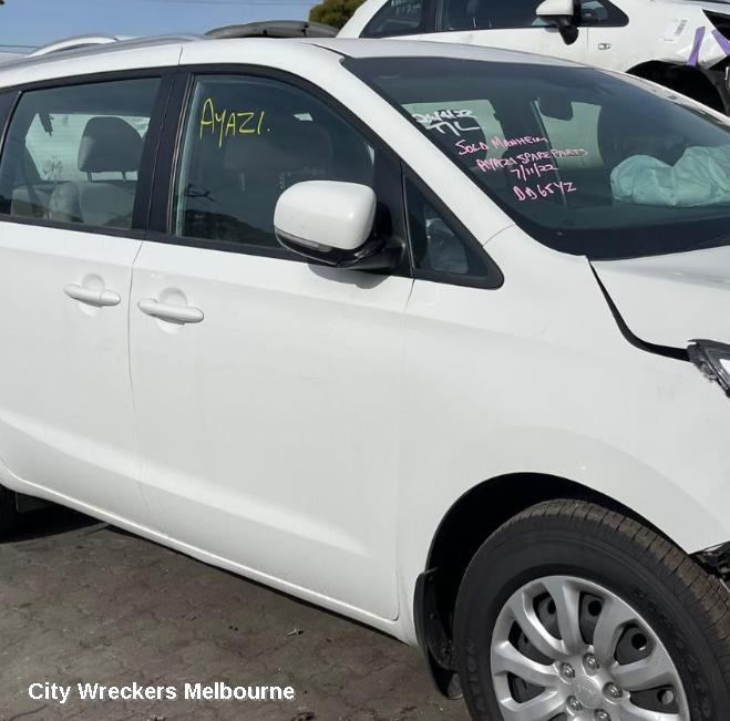 KIA CARNIVAL/GRAND CARNIVAL RIGHT REAR DOOR, YP, MANUAL SLIDING TYPE, 02/2015 - 10/2020