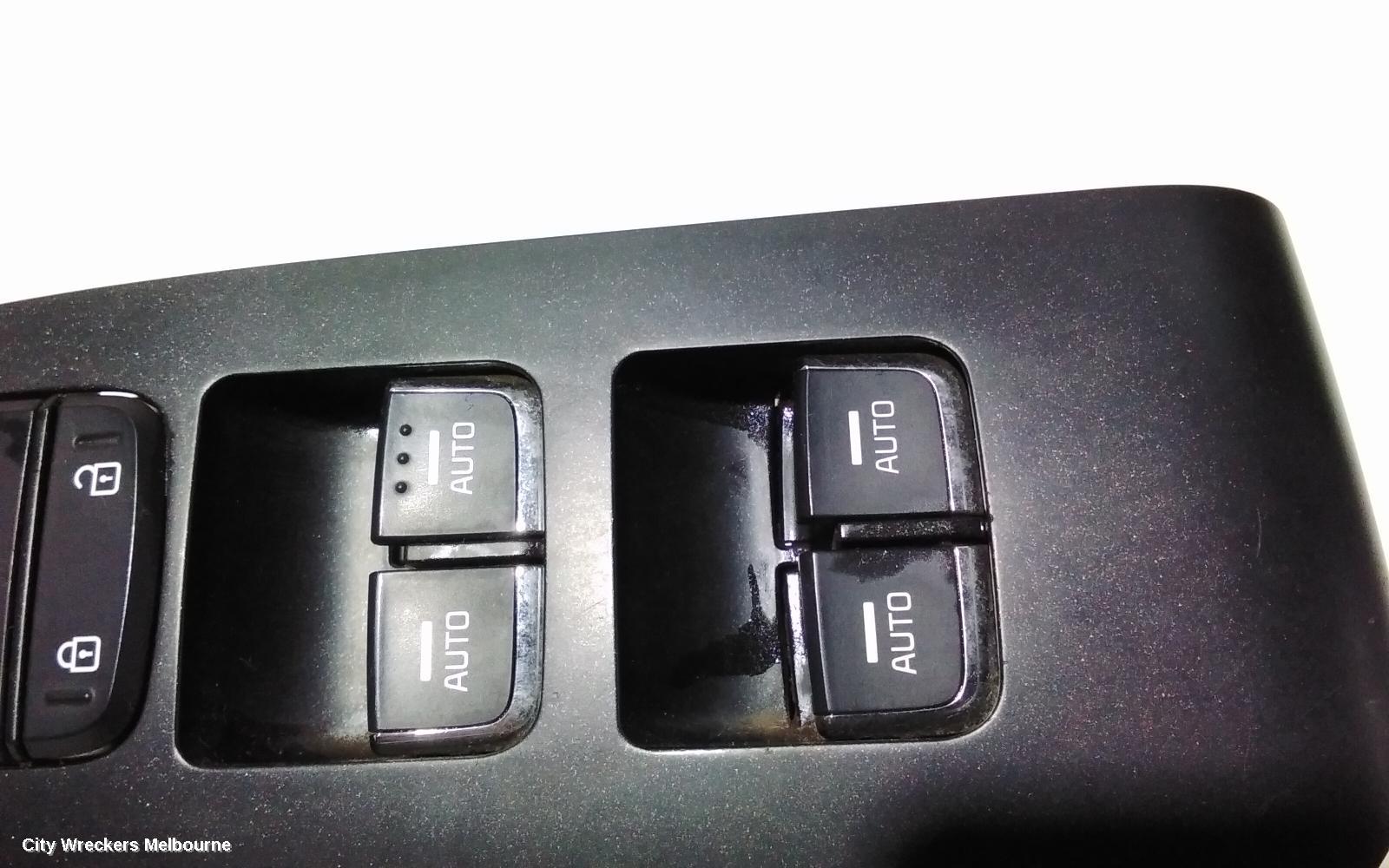 KIA CARNIVAL/GRAND CARNIVAL PWR DR WIND SWITCH, RH FRONT (MASTER SWITCH), W/ AUTO FOLD MIRROR SWITCH & ALL AUTO WINDOW SWITCH, YP, 02/2015 - 10/2020