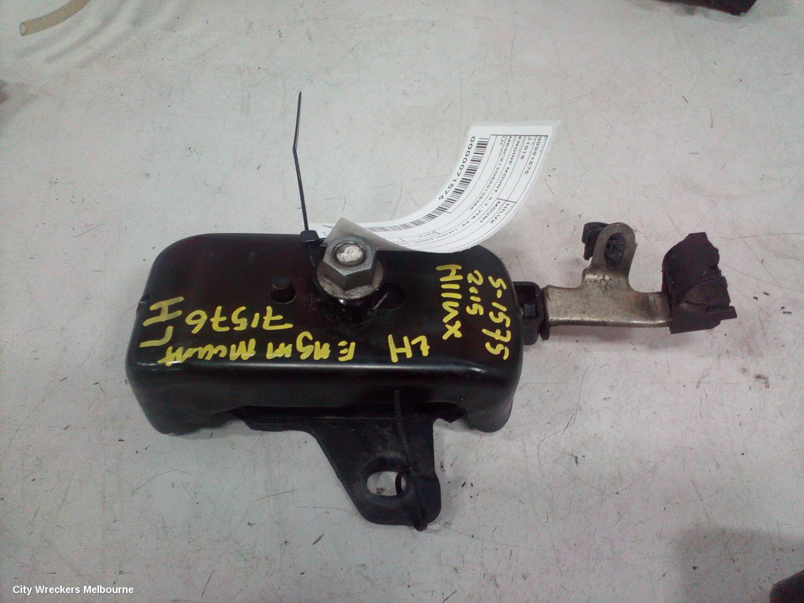 TOYOTA HILUX MOUNT, ENGINE MOUNT, 2.7, 2TR-FE, LH/RH SAME, 03/2005 - 08/2015