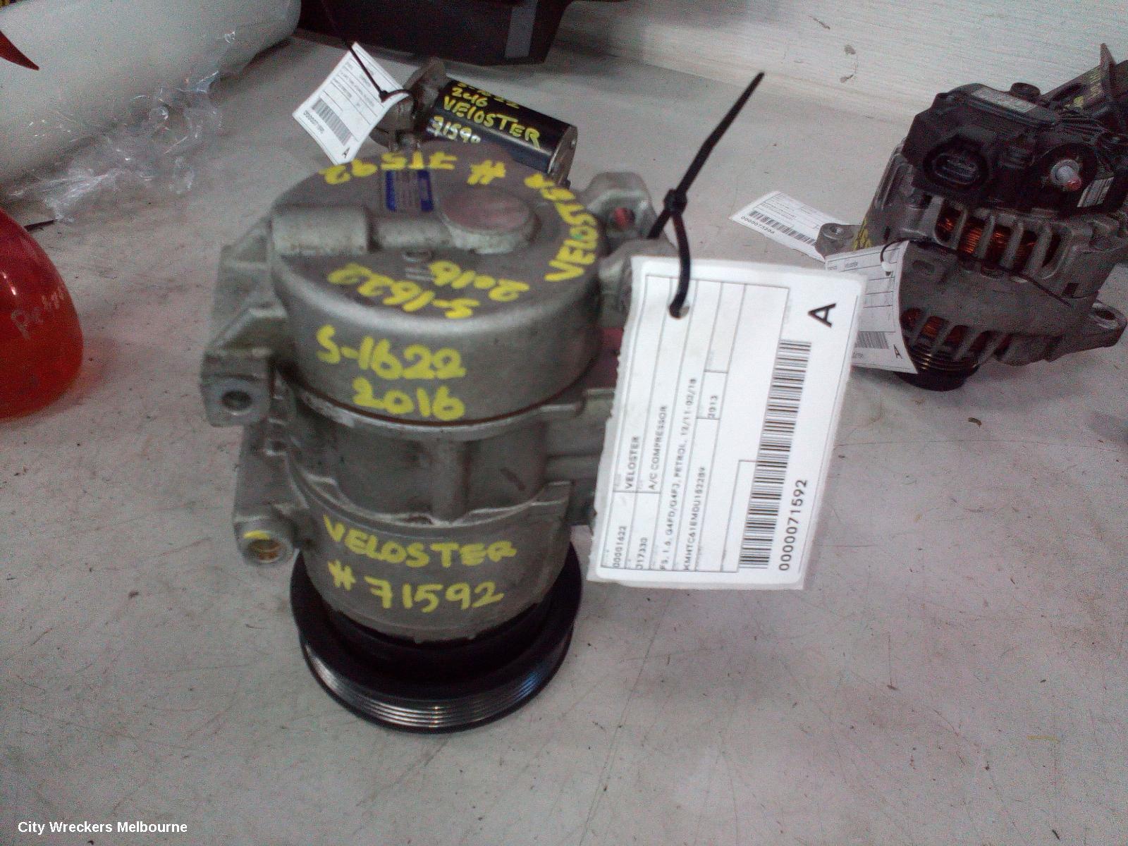 HYUNDAI VELOSTER A/C COMPRESSOR, FS, 1.6, G4FD/G4FJ, PETROL, 12/2011 - 02/2014
