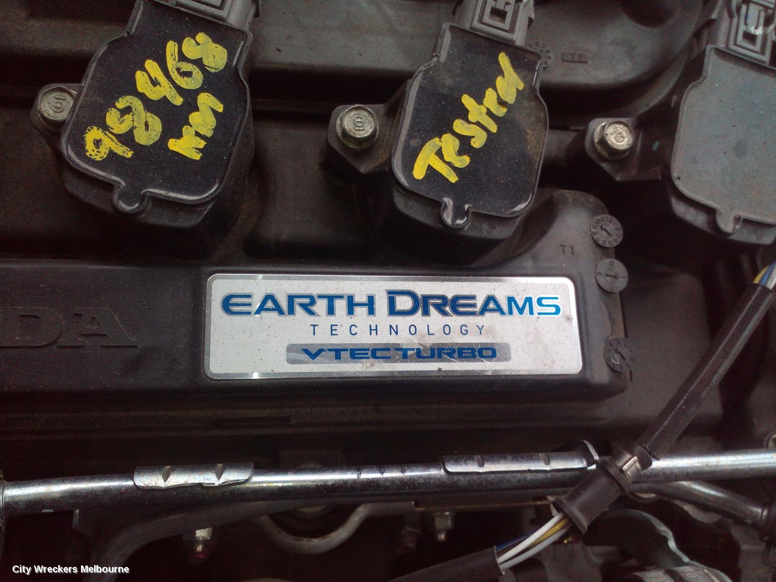 HONDA CIVIC ENGINE, PETROL, 1.5, TURBO, 10TH GEN, 05/2016 ONWARDS