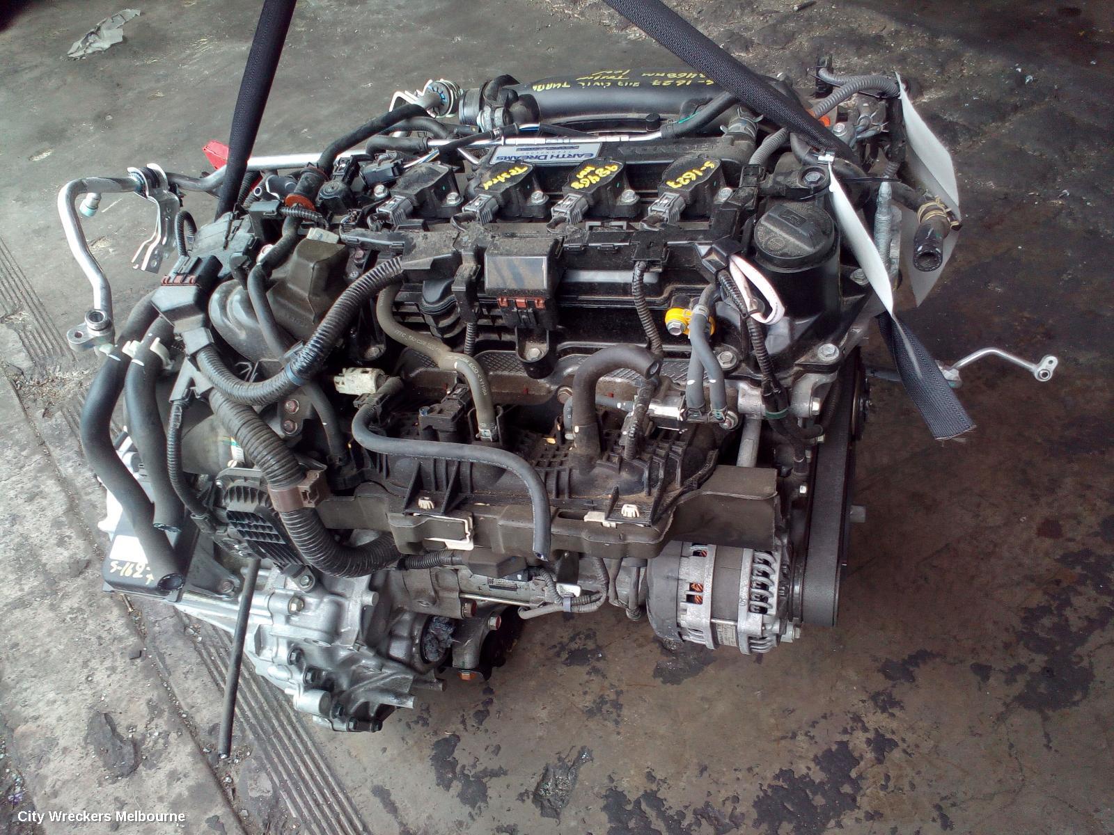 HONDA CIVIC ENGINE, PETROL, 1.5, TURBO, 10TH GEN, 05/2016 ONWARDS