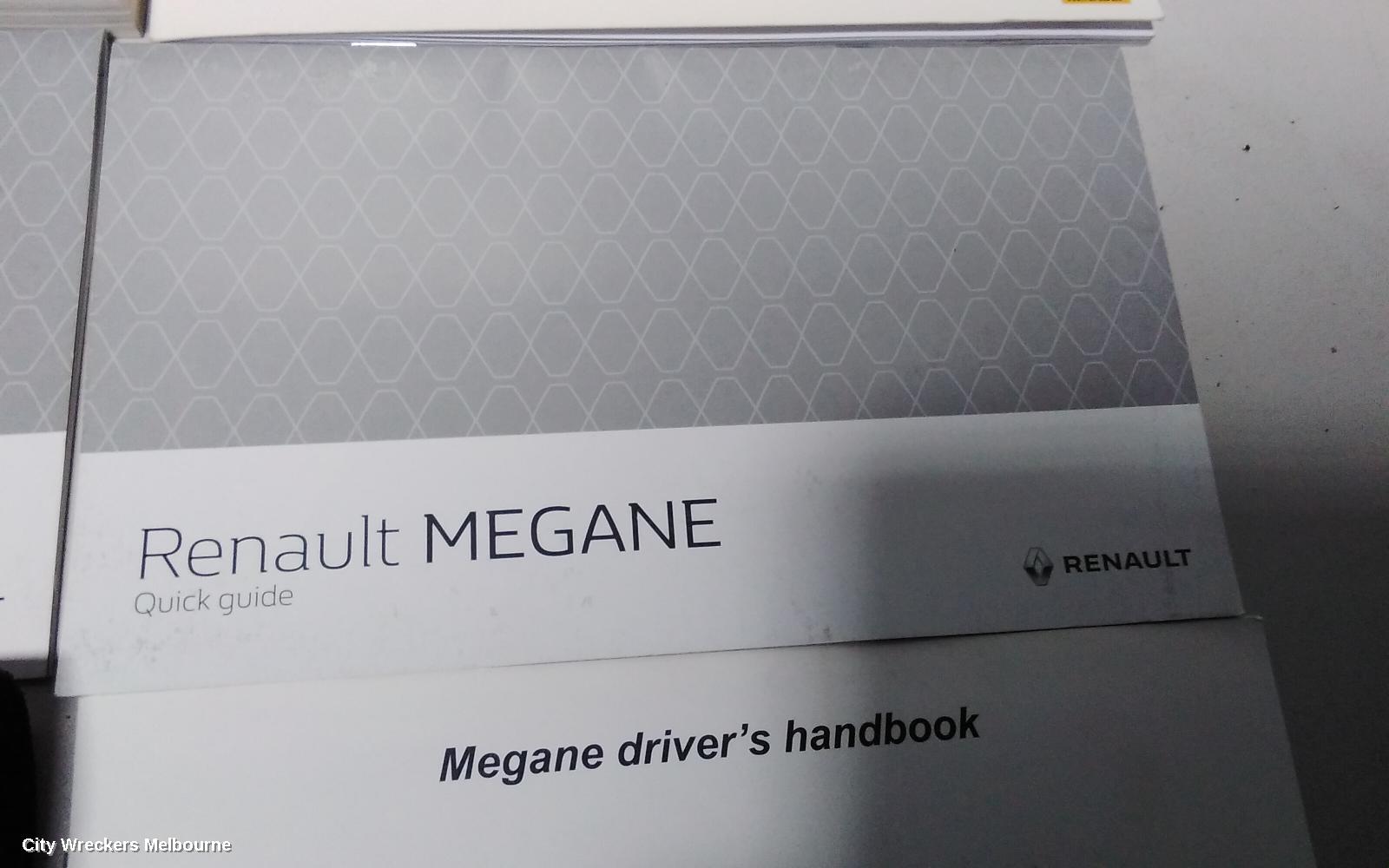 RENAULT MEGANE OWNERS HANDBOOK, GEN 4, 06/2016 - 02/2020