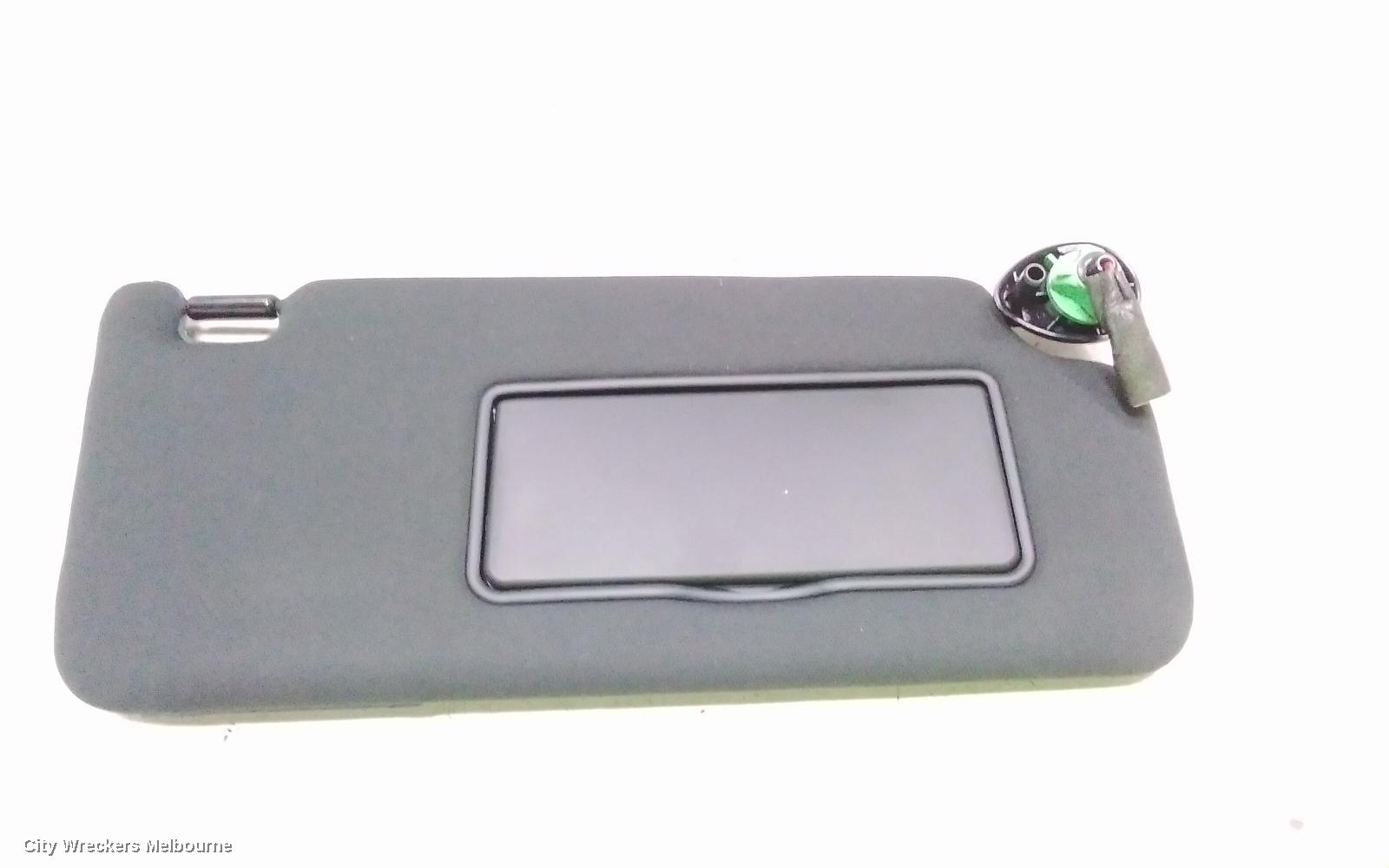 HONDA CIVIC SUNVISOR, 10TH GEN, RH SIDE, BLACK, CLOTH, 05/2016 - 08/2021