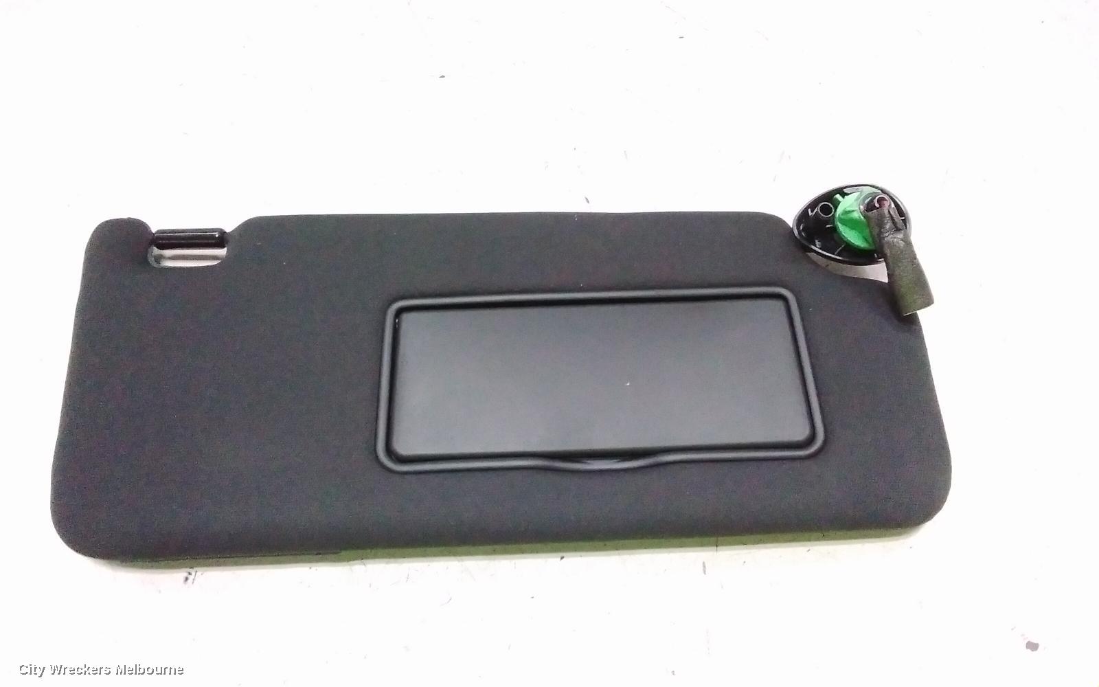 HONDA CIVIC SUNVISOR, 10TH GEN, RH SIDE, BLACK, CLOTH, 05/2016 - 08/2021