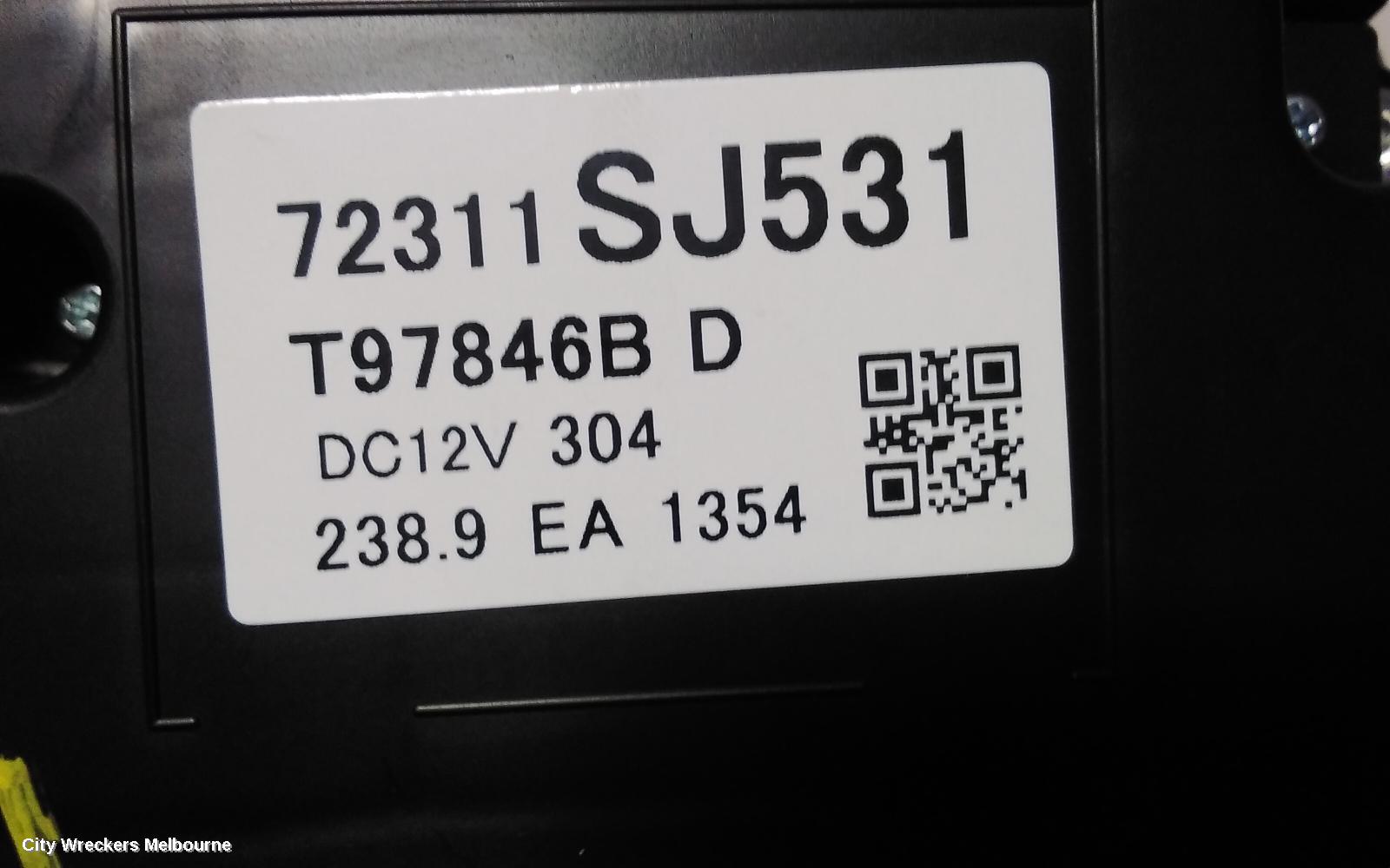 SUBARU FORESTER HEATER/AC CONTROLS, SK, DUAL ZONE CLIMATE CONTROL, 08/2018 - 11/2024