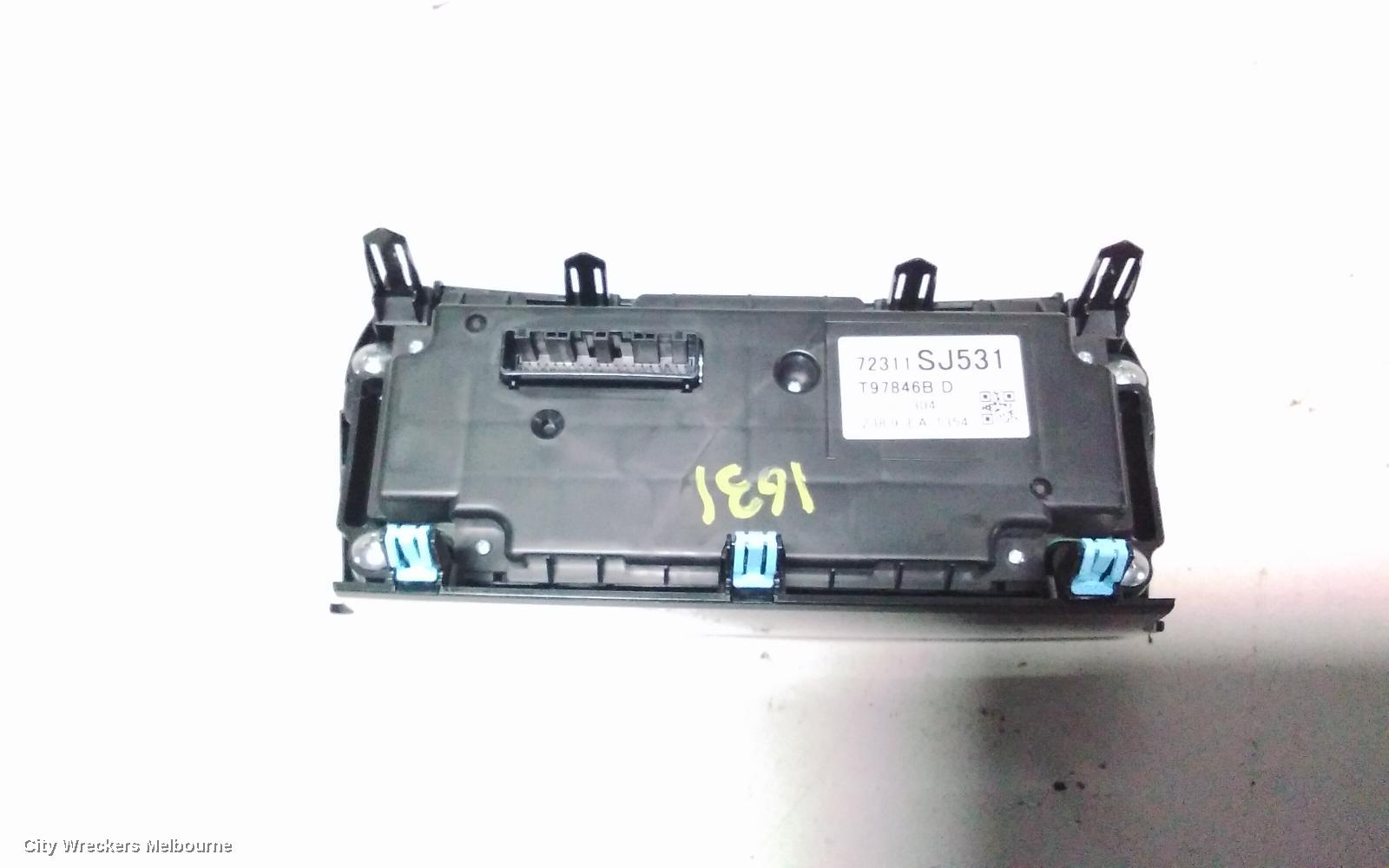 SUBARU FORESTER HEATER/AC CONTROLS, SK, DUAL ZONE CLIMATE CONTROL, 08/2018 - 11/2024