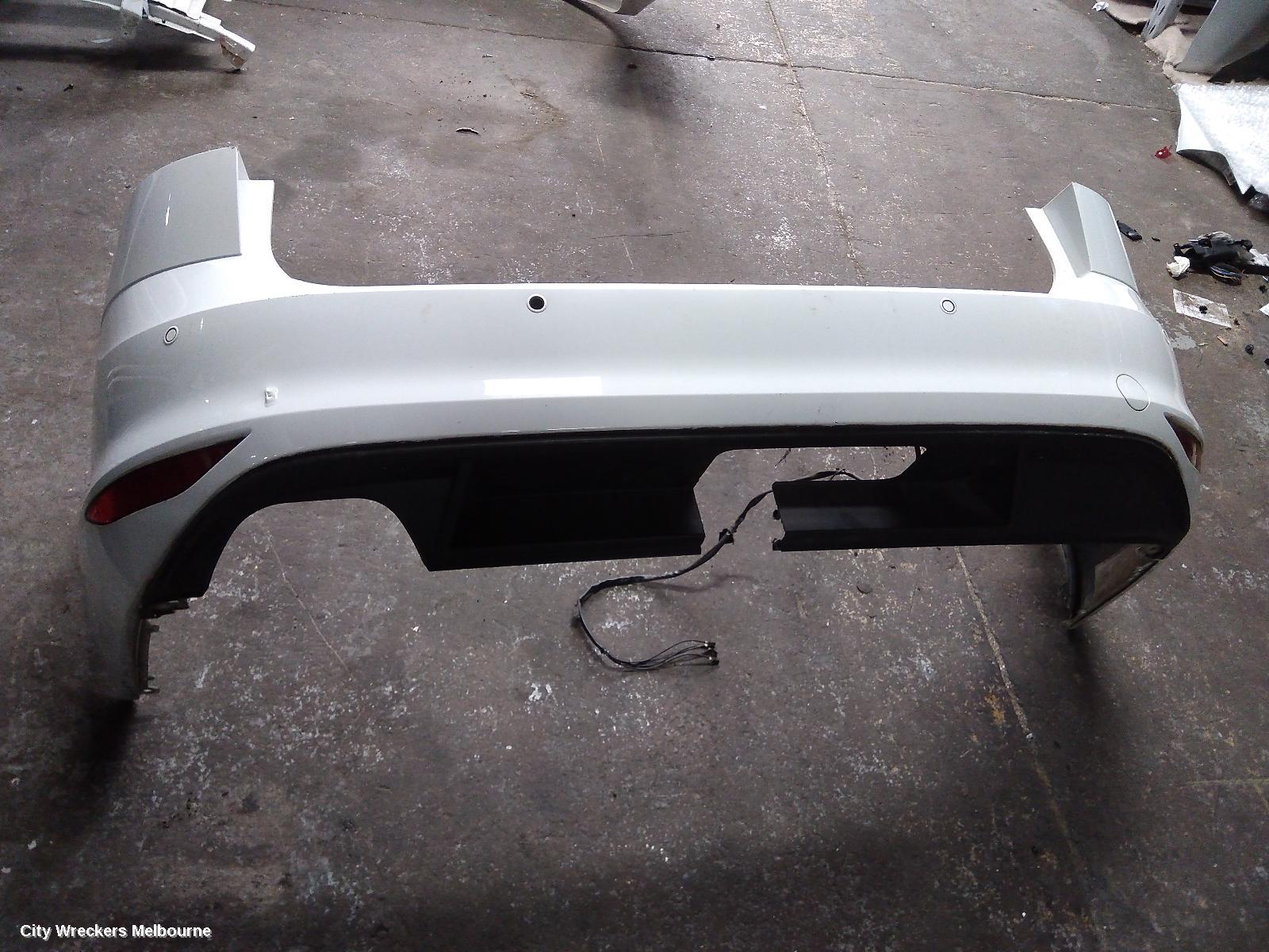 VOLKSWAGEN GOLF REAR BUMPER, UNDER COVER, GEN 7, WAGON, W/ SINGLE EXHAUST TYPE, 08/2013 - 03/2017