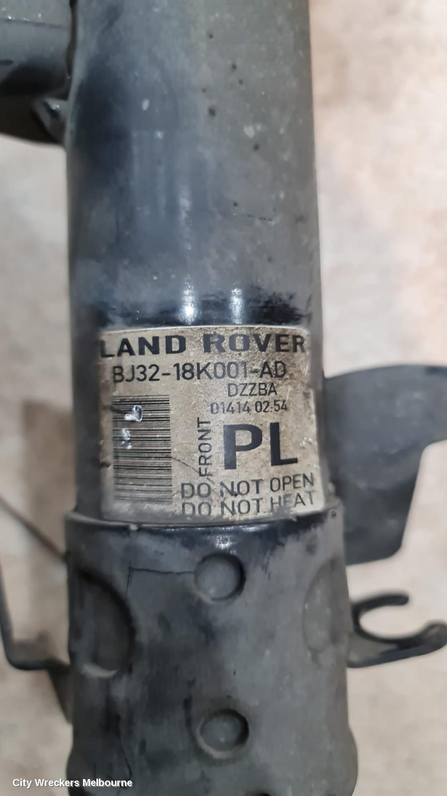LAND ROVER RANGEROVER EVOQUE LEFT FRONT STRUT, NON ACTIVE DAMPER TYPE, L538, 11/2011 - 01/2019