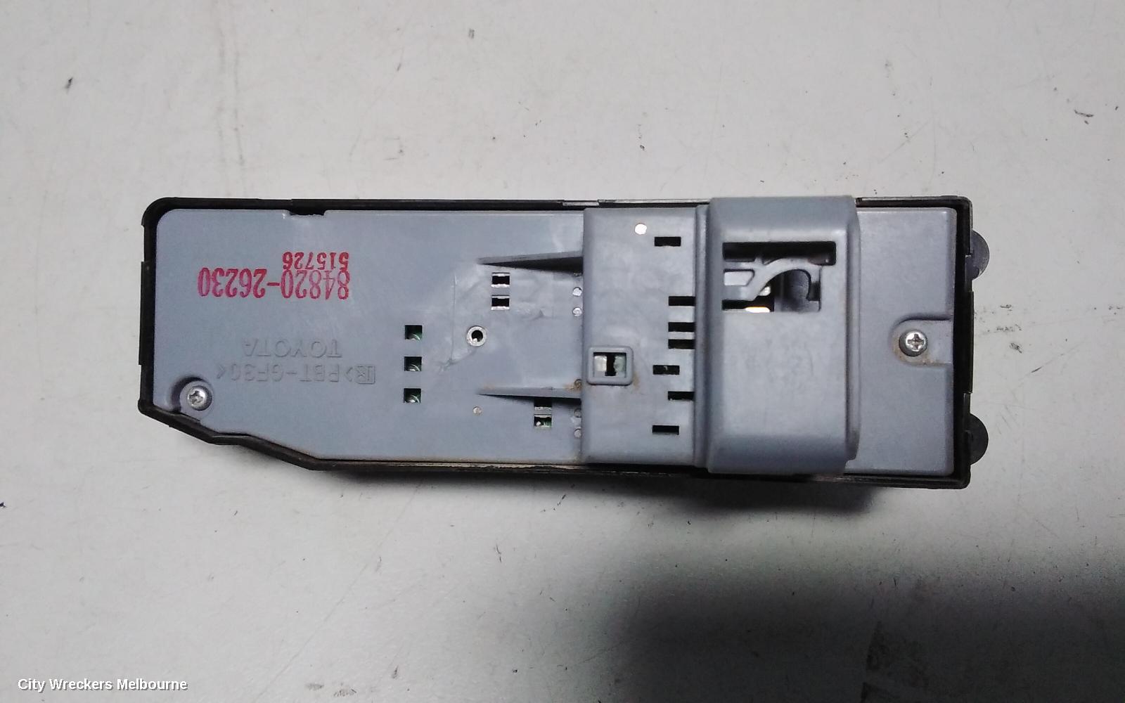 TOYOTA HIACE PWR DR WIND SWITCH, RH FRONT (MASTER SWITCH), TRH/KDH, 03/2014 - 04/2019