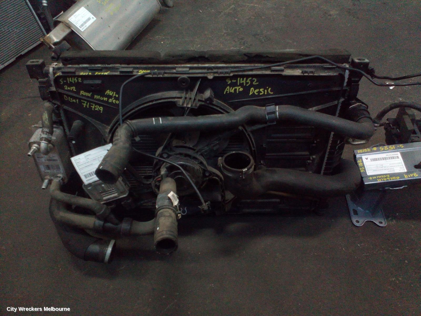 FORD MONDEO RADIATOR, AUTO, DIESEL, 2.0, MA-MC, 10/2007 - 12/2014