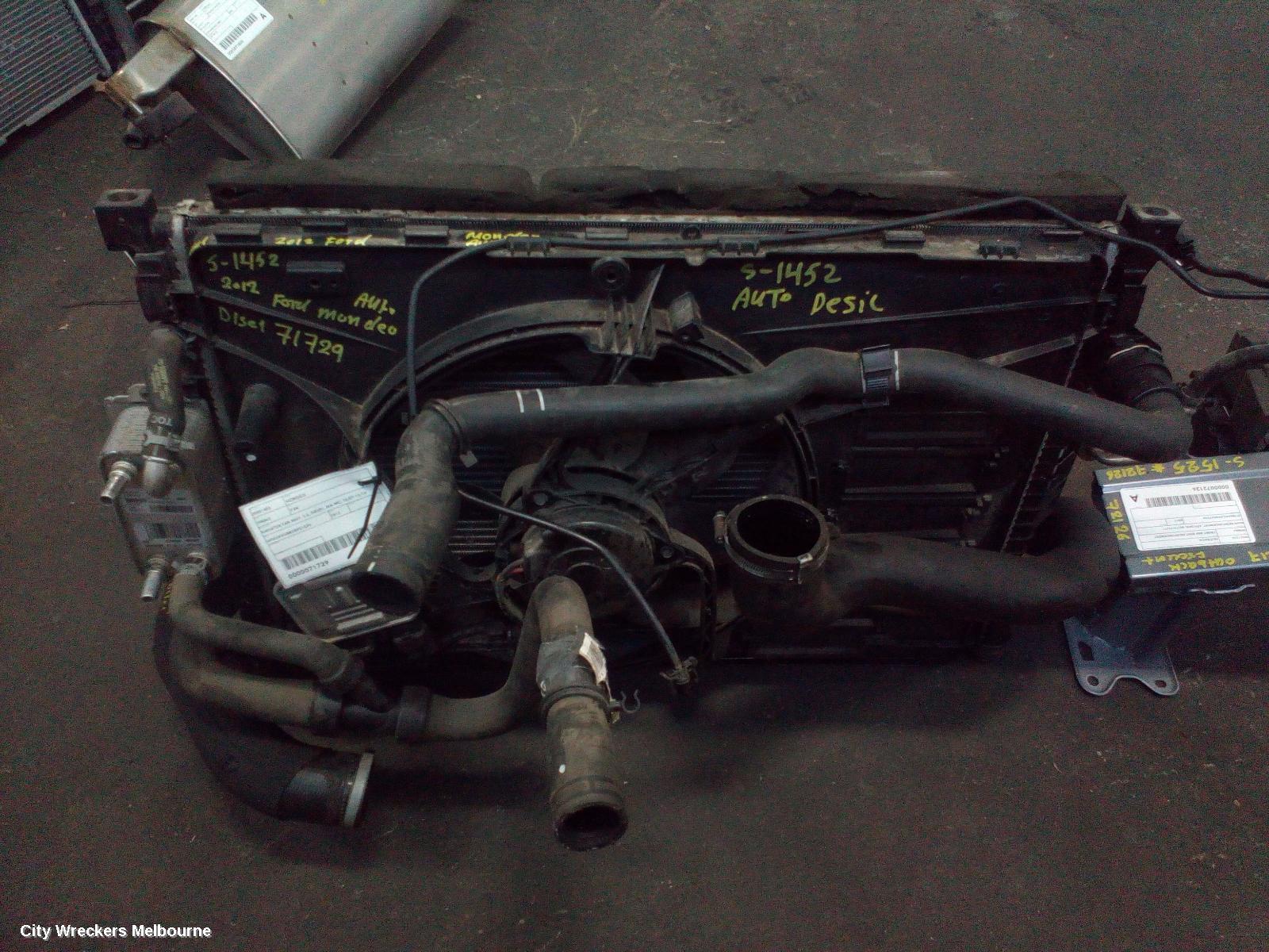 FORD MONDEO INTERCOOLER, DIESEL, 2.0, MA-MC, 10/2007 - 12/2014