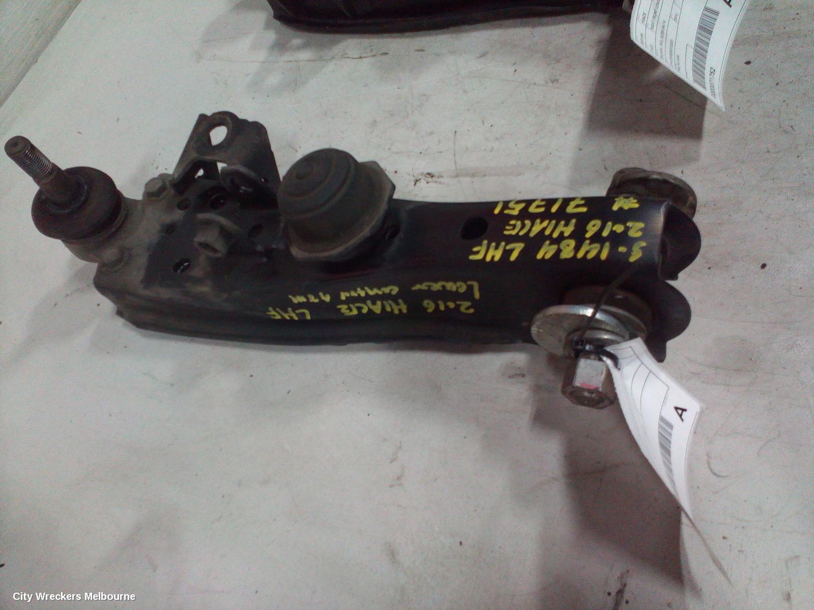TOYOTA HIACE LEFT FRONT LOWER CONTROL ARM, TRH/KDH, 2WD, 03/2005 - 04/2019