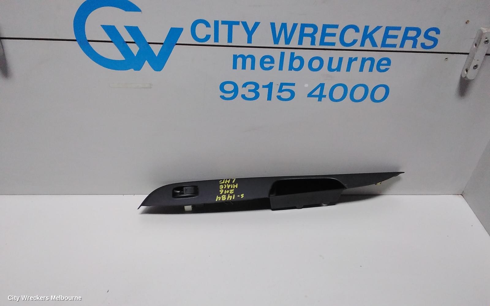 TOYOTA HIACE PWR DR WIND SWITCH, LH FRONT, TRH/KDH, 03/2005 - 04/2019
