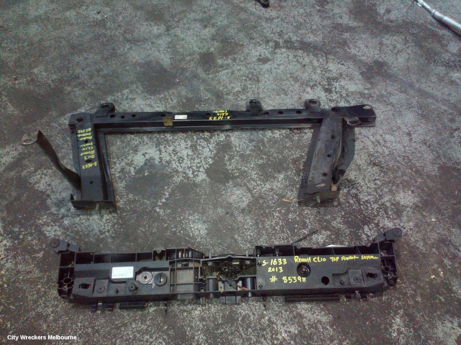 RENAULT CLIO RADIATOR SUPPORT, X98, 09/2013 - 10/2019