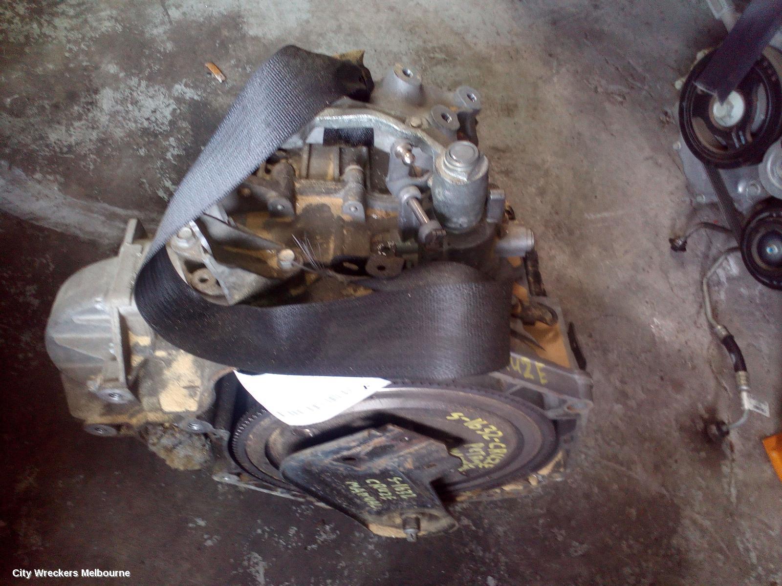 HOLDEN CRUZE TRANS/GEARBOX, MANUAL, PETROL, 1.4, 6 SPEED, JH, 03/2011 - 01/2017
