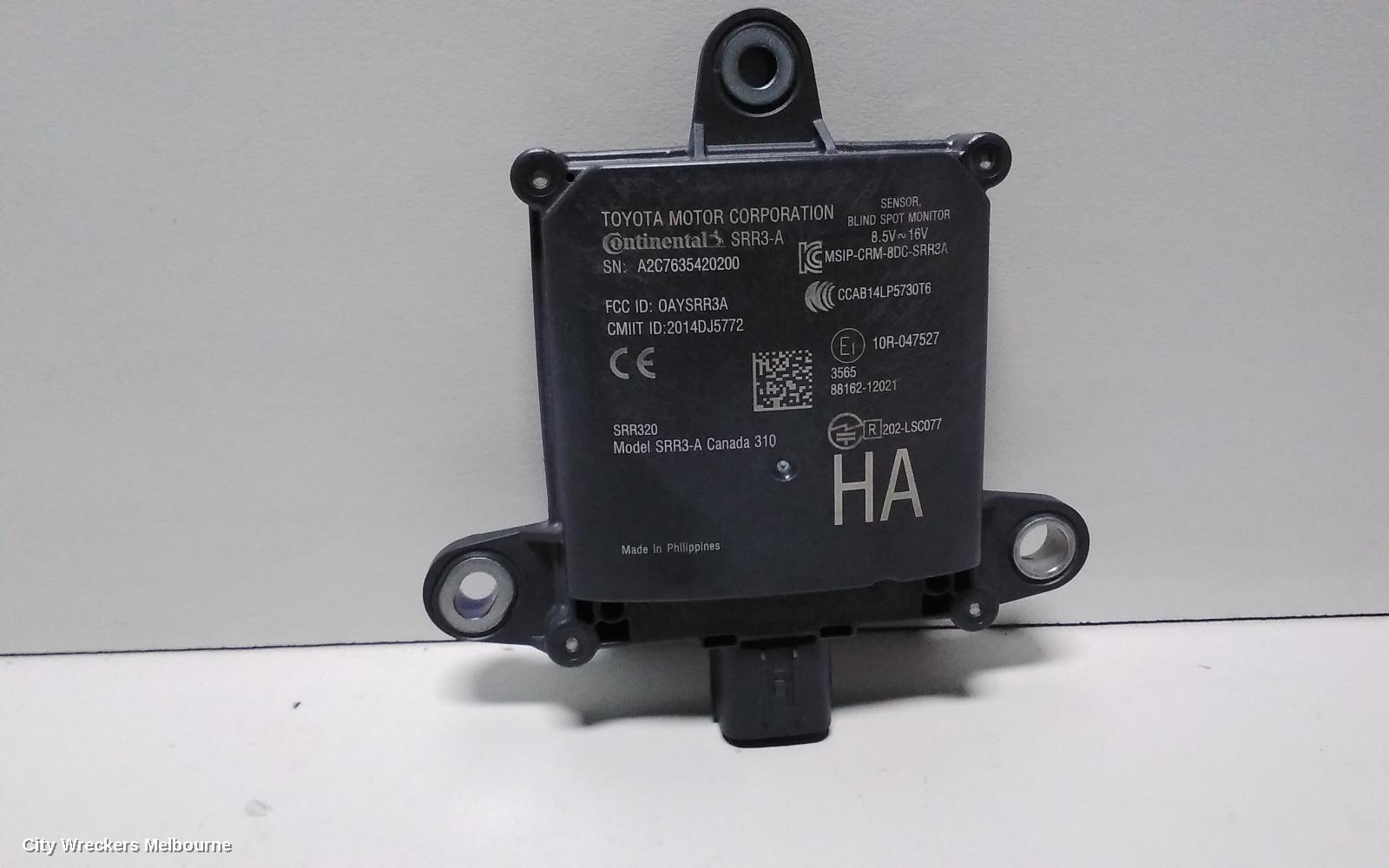 TOYOTA COROLLA, E210, 07/2018 ONWARDS, LHR BLIND SPOT MODUEL: 71791