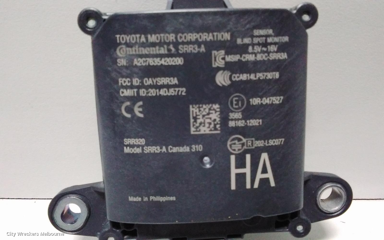 TOYOTA COROLLA, E210, 07/2018 ONWARDS, RHR  BLIND SPOT MODUEL : 71792
