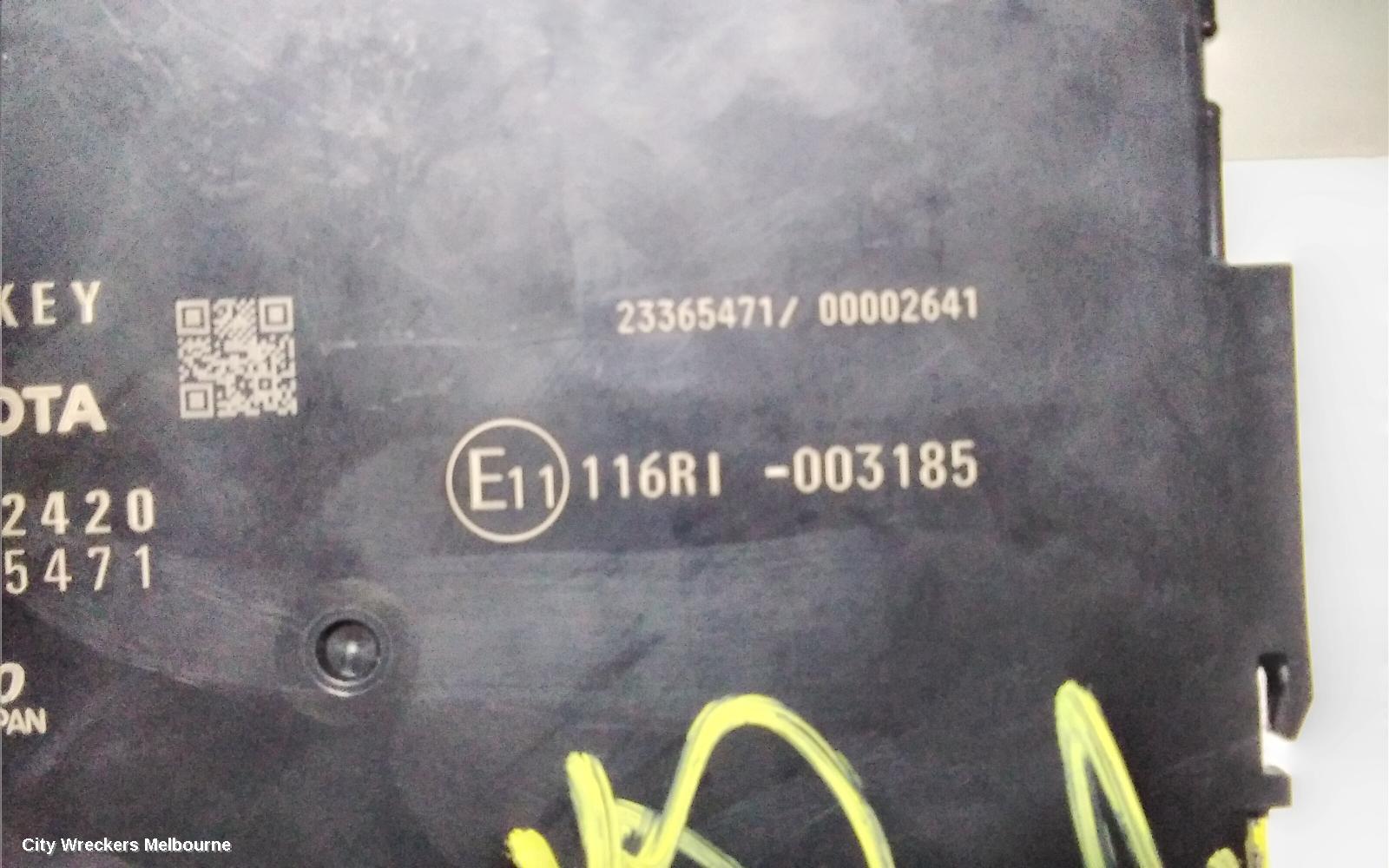 TOYOTA COROLLA ECU, ENGINE ECU, 1.8, PETROL, 2ZR-FXE, HYBRID, SEC SET (ECU/IMM/READER/KEY), ZWE211R, 07/2018 ONWARDS