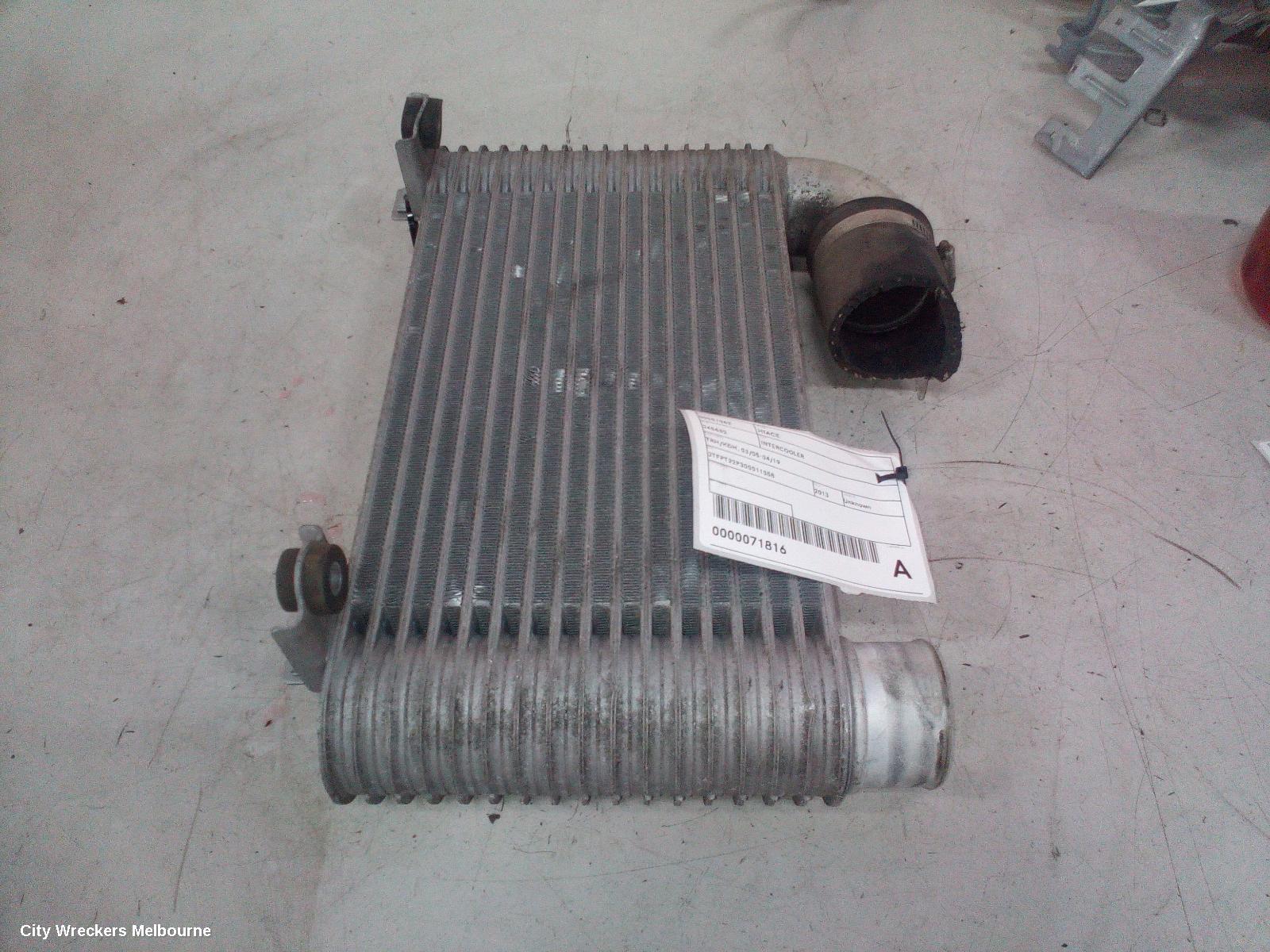 TOYOTA HIACE INTERCOOLER, TRH/KDH, 03/2005 - 04/2019