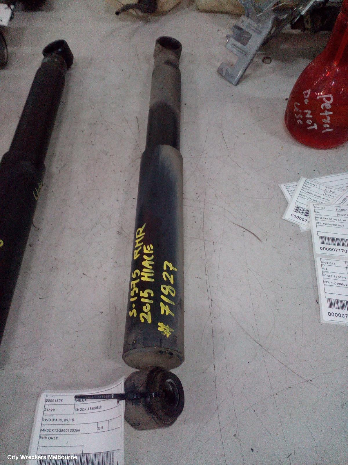 TOYOTA HILUX SHOCK ABSORBER, FACTORY, 2WD, REAR (RH SIDE), 03/2005 - 08/2015