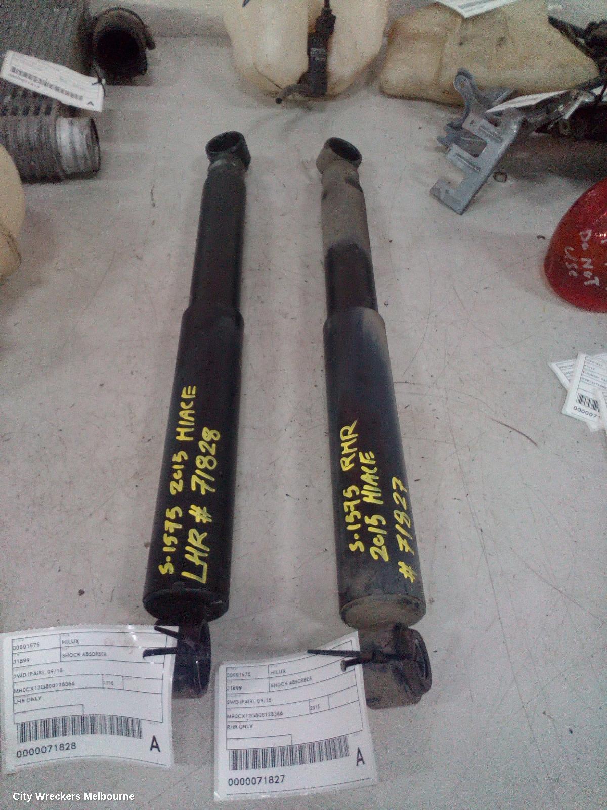 TOYOTA HILUX SHOCK ABSORBER, FACTORY, 2WD, REAR (LH SIDE), 03/2005 - 08/2015