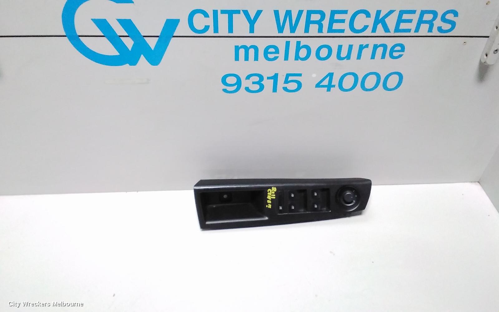 HOLDEN CRUZE PWR DR WIND SWITCH, RH FRONT (MASTER SWITCH), JH, 03/2011 - 01/2017