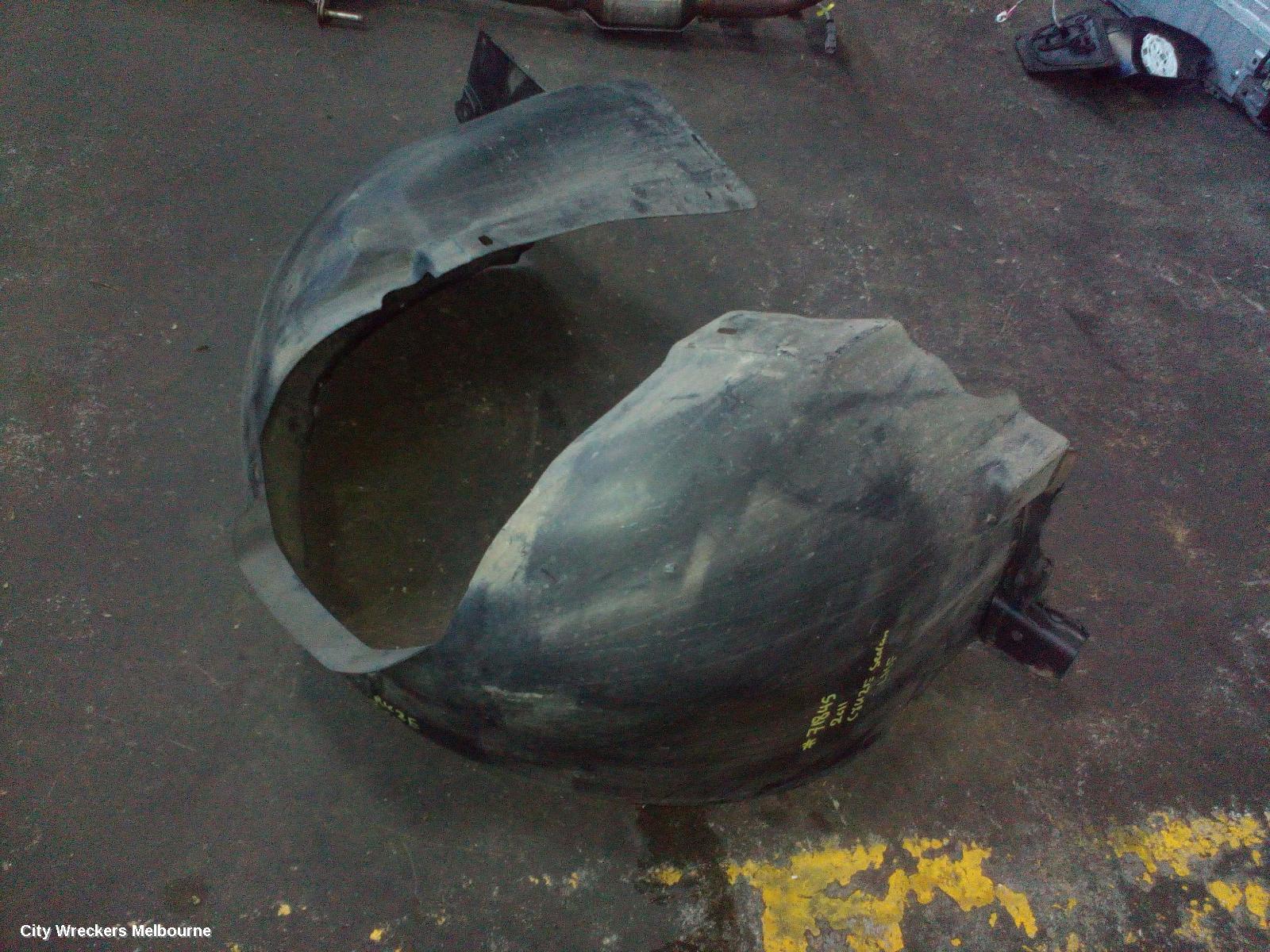 HOLDEN CRUZE LEFT GUARD LINER, FRONT, JH, SEDAN/HATCH, 03/2011 - 01/2017