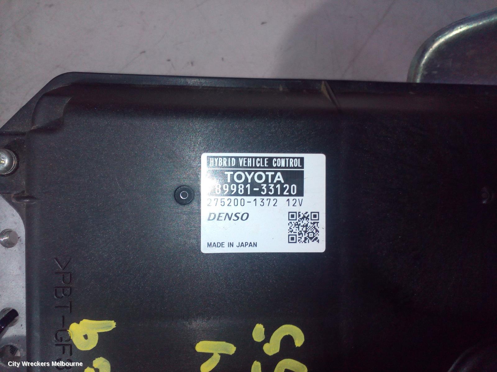 TOYOTA CAMRY ECU, ENGINE ECU, AHV40, 2.4, HYBRID, ECU ONLY, 2AZ-FXE, 12/2009 - 11/2011