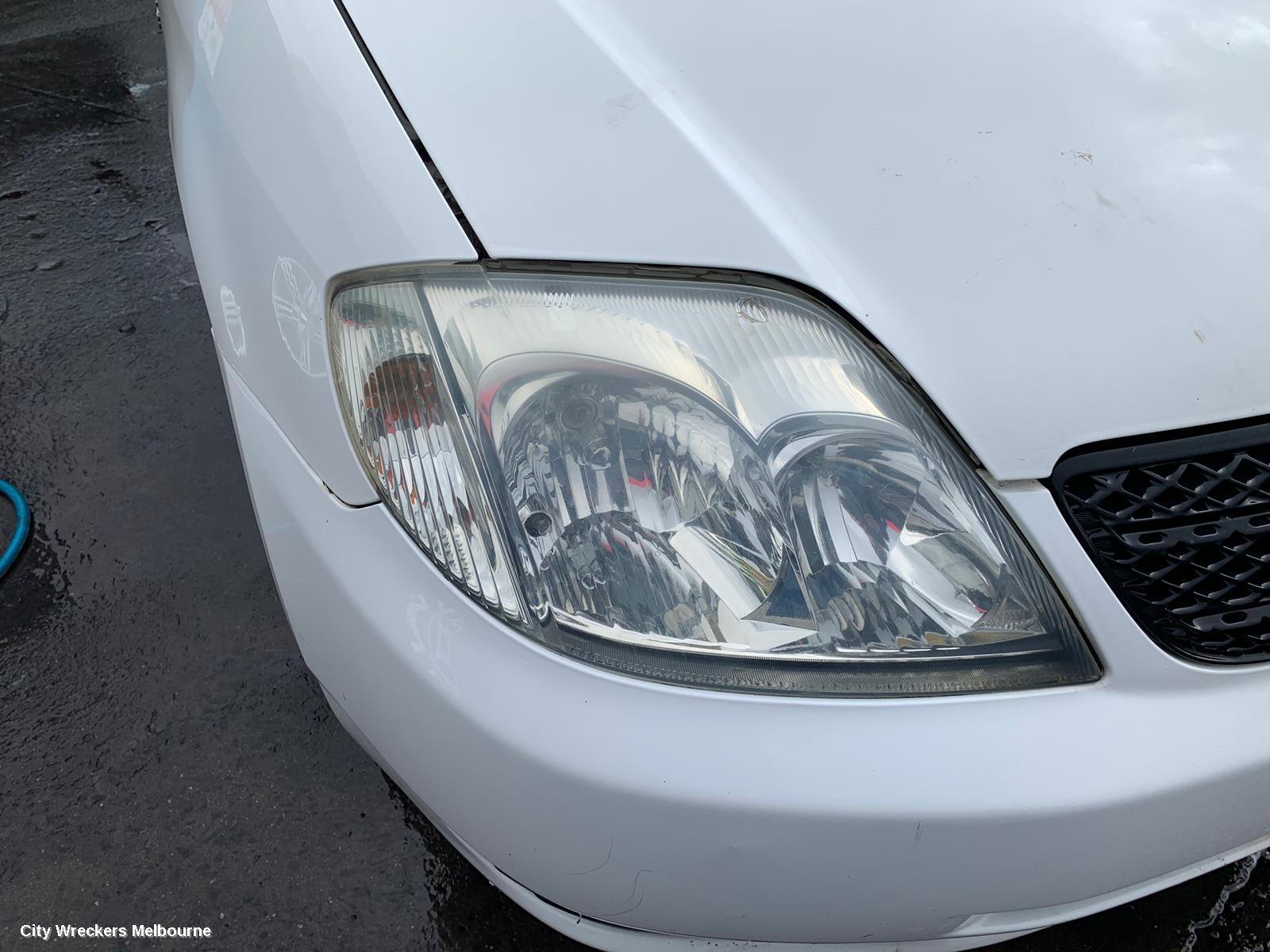 TOYOTA COROLLA LEFT TAILLIGHT, ZZE122 (JAPAN-VIN JTD), HATCH, LENS# 13-65, 12/2001 - 03/2004