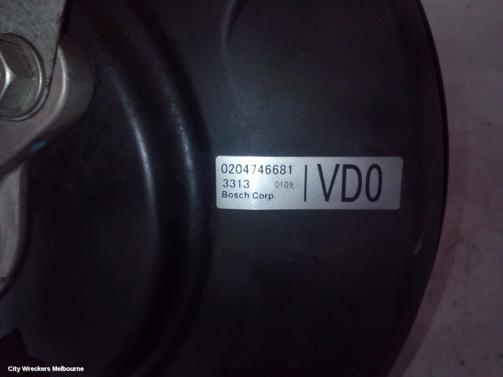 TOYOTA AURION BRAKE BOOSTER, GSV50R, 04/2012 - 08/2017