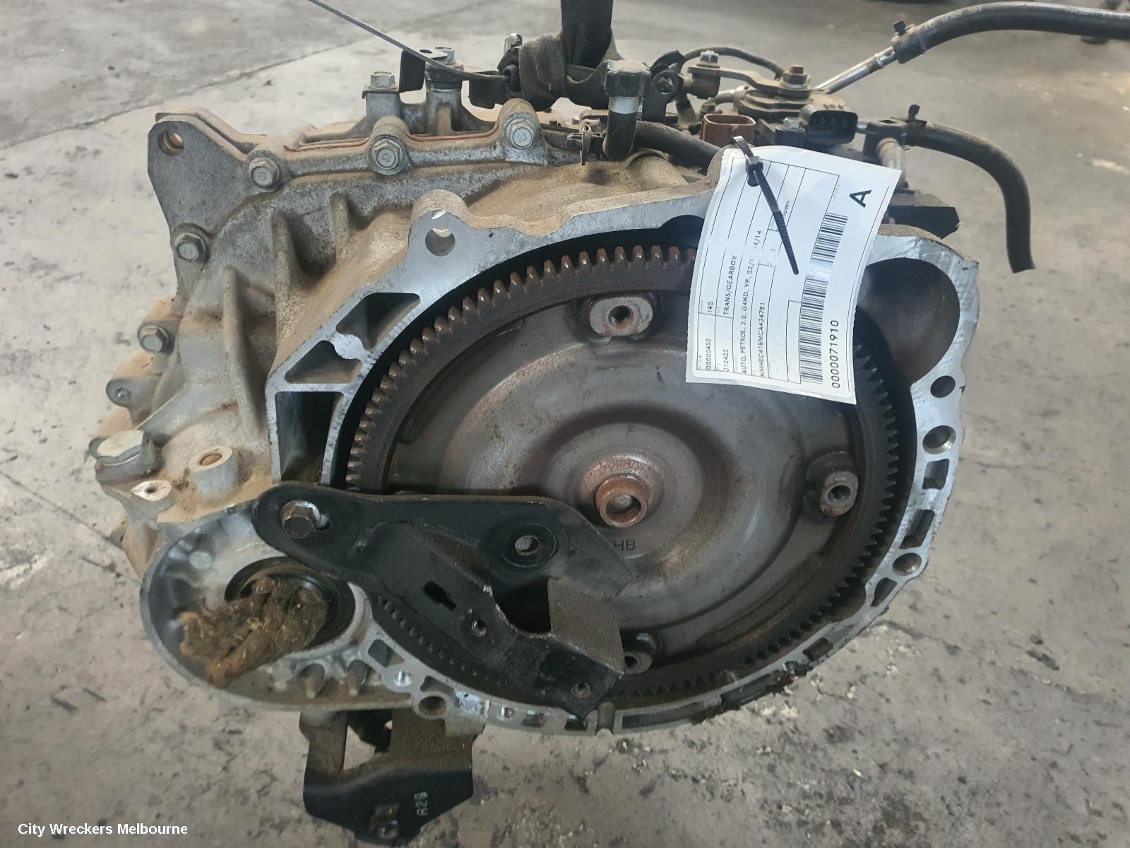 HYUNDAI I45 TRANS/GEARBOX, AUTO, PETROL, 2.0, G4KD, YF, 02/2010 - 04/2014