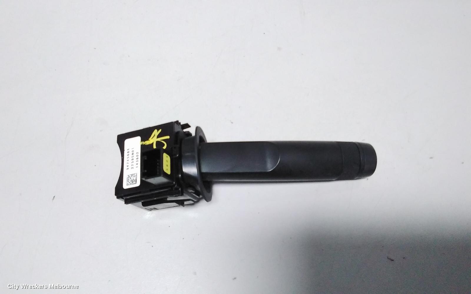 HOLDEN BARINA COMBINATION SWITCH, FLASHER SWITCH, NON MENU BUTTON TYPE, TM, 09/2011 - 12/2018