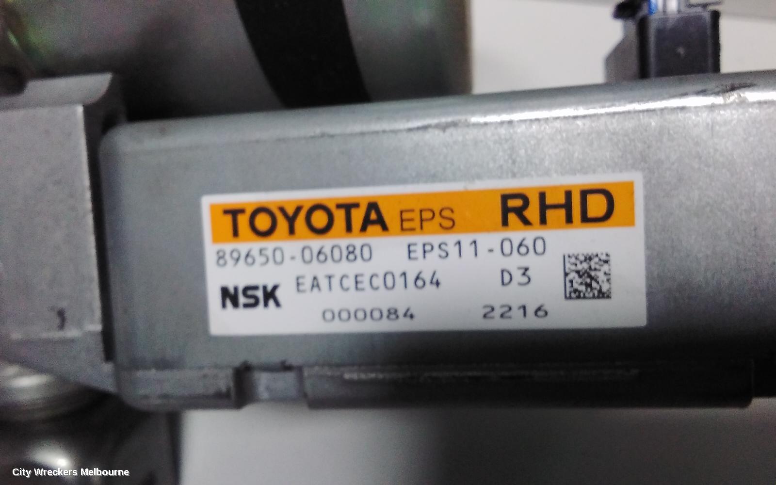 TOYOTA CAMRY STEERING COLUMN, ASV50/AVV50, 12/2011 - 10/2017