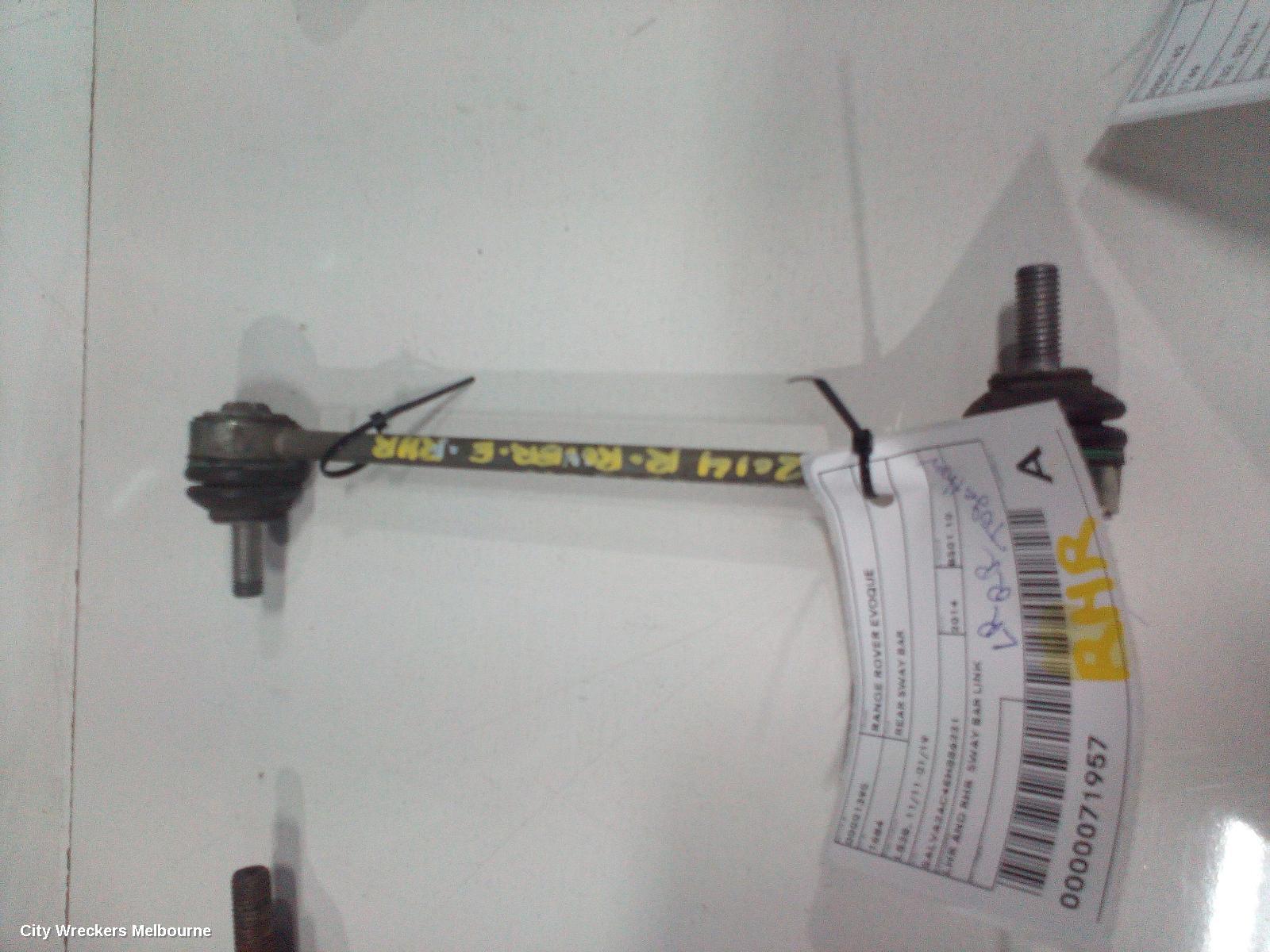 LAND ROVER RANGEROVER EVOQUE REAR SWAY BAR, L538, 11/2011 - 01/2019