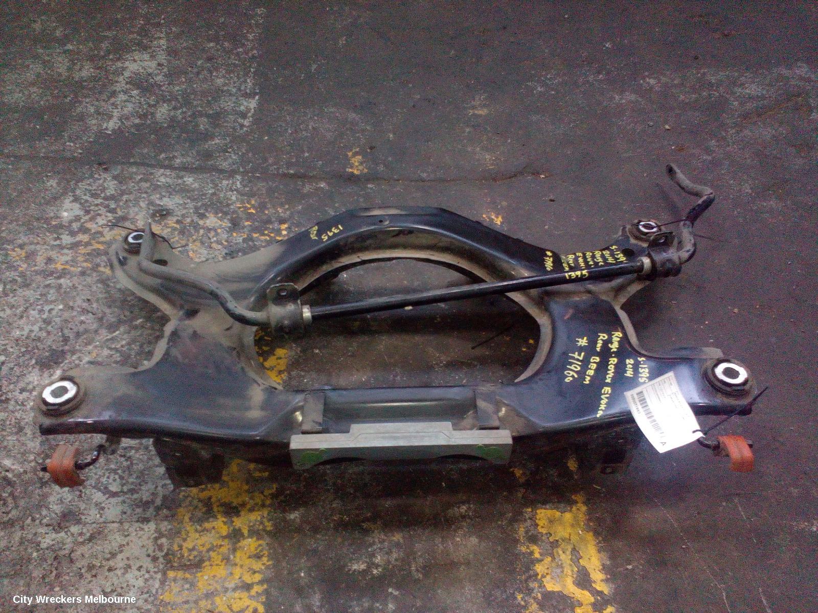 LAND ROVER RANGEROVER EVOQUE R BEAM/CRADLE/XMEMBR, L538, 11/2011 - 01/2019