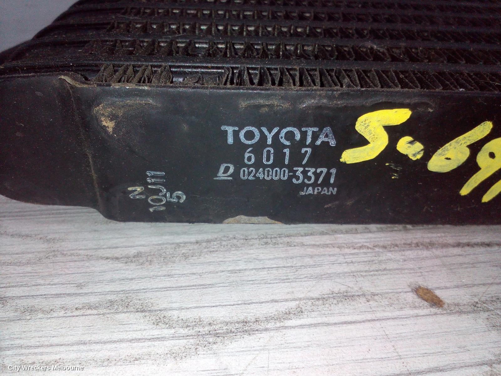 TOYOTA PRADO COOLER, TRANSMISSION OIL COOLER, 4.0, 1GR-FE, PETROL, 120 SERIES, 02/2003 - 10/2009