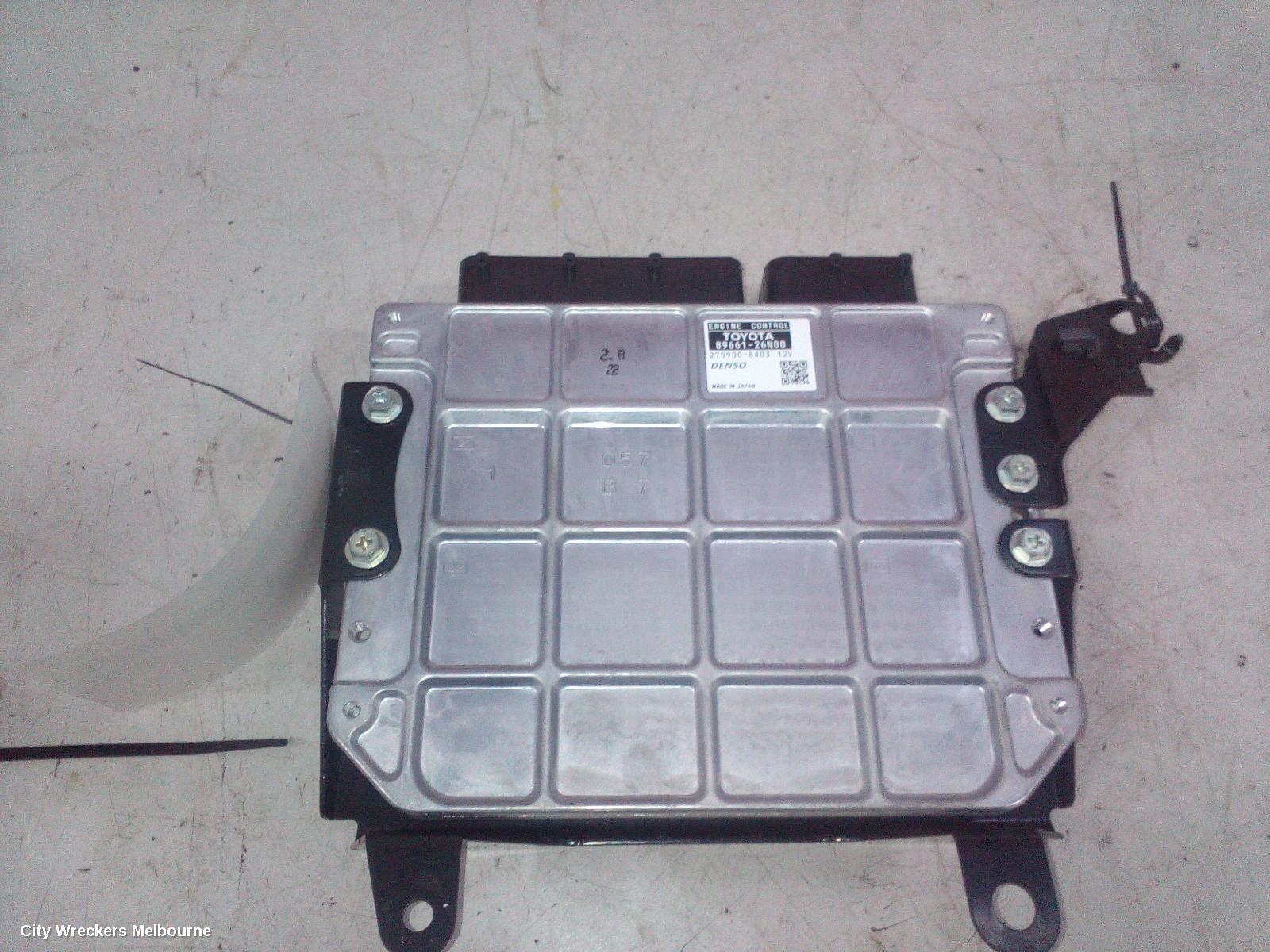 TOYOTA HIACE ECU, ENGINE ECU, 3.0, 1KD-FTV, DIESEL, P/N 89661-26N00, ECU ONLY, KDH, 09/2006 - 04/2019